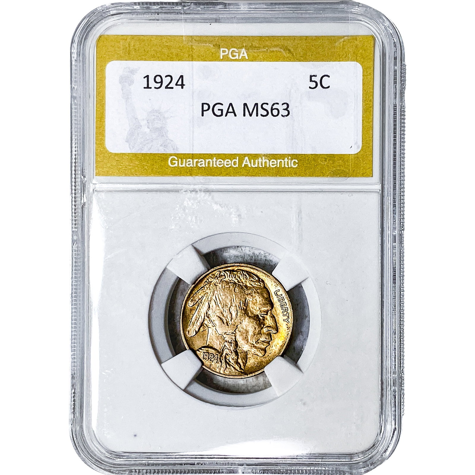 1924 Buffalo Nickel PGA MS63 (1 of 2)