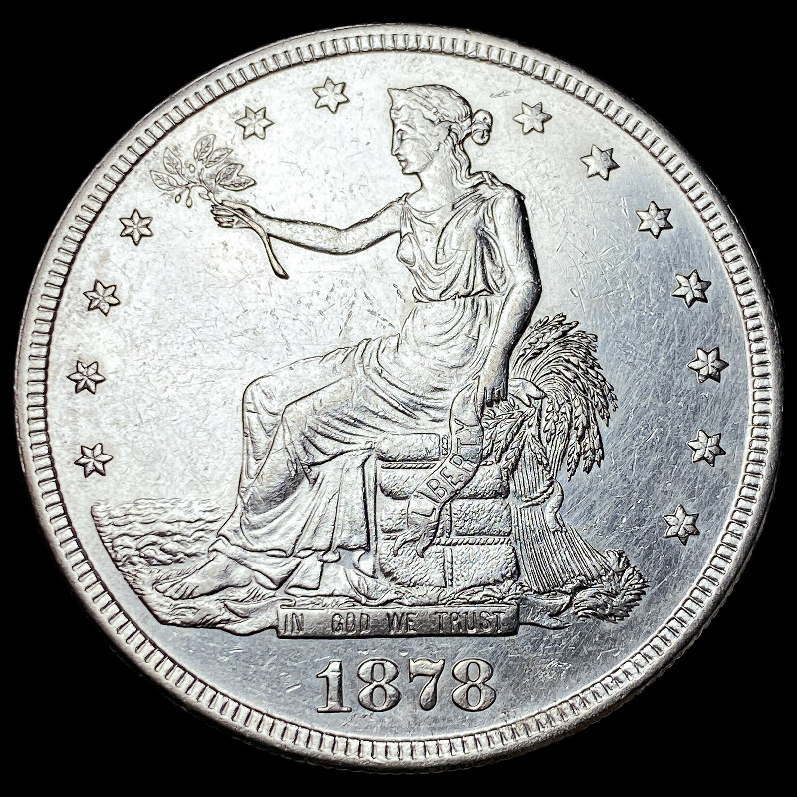 1878-S Silver Trade Dollar UNCIRCULATED (1 of 2)