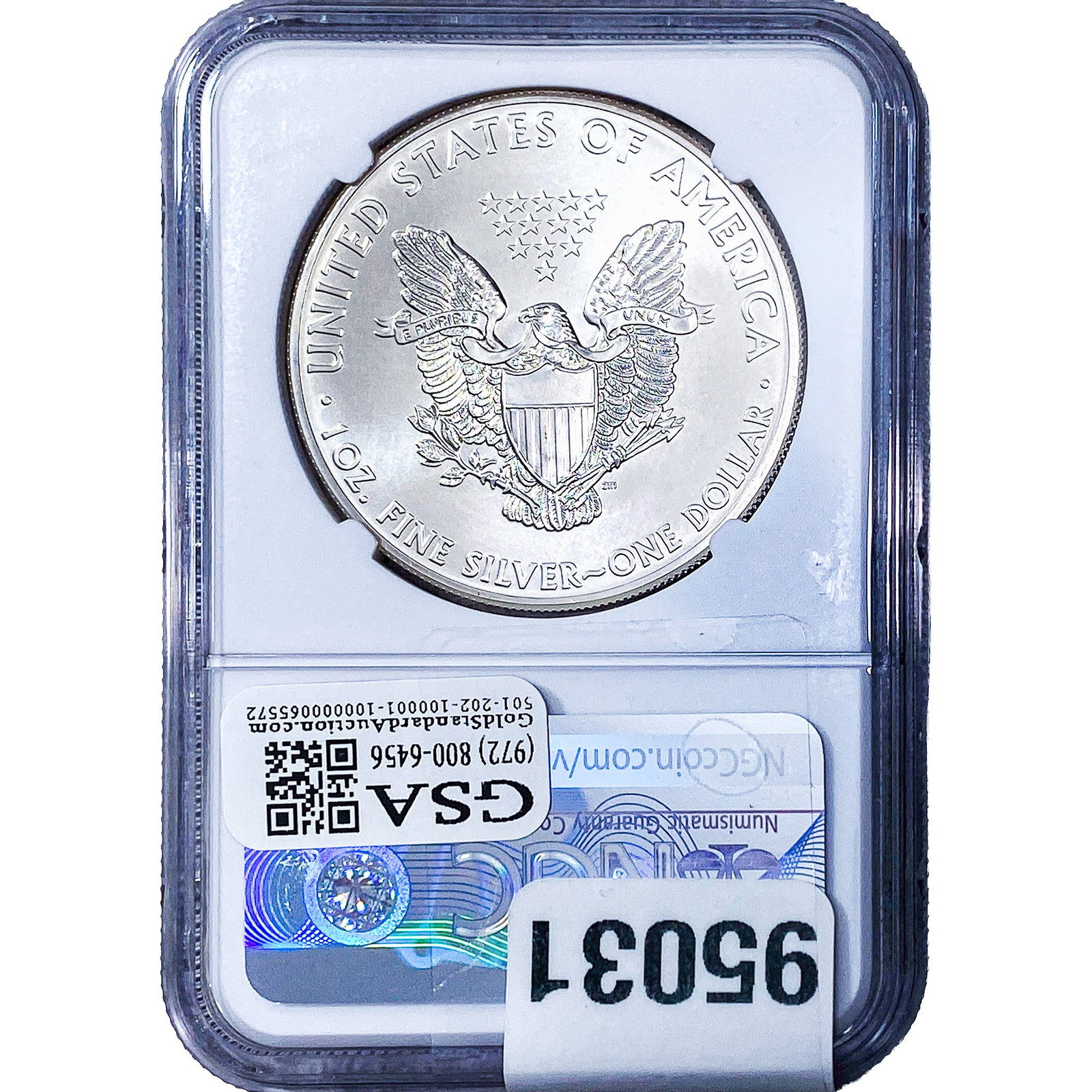 2015 Silver Eagle NGC MS69 - 2