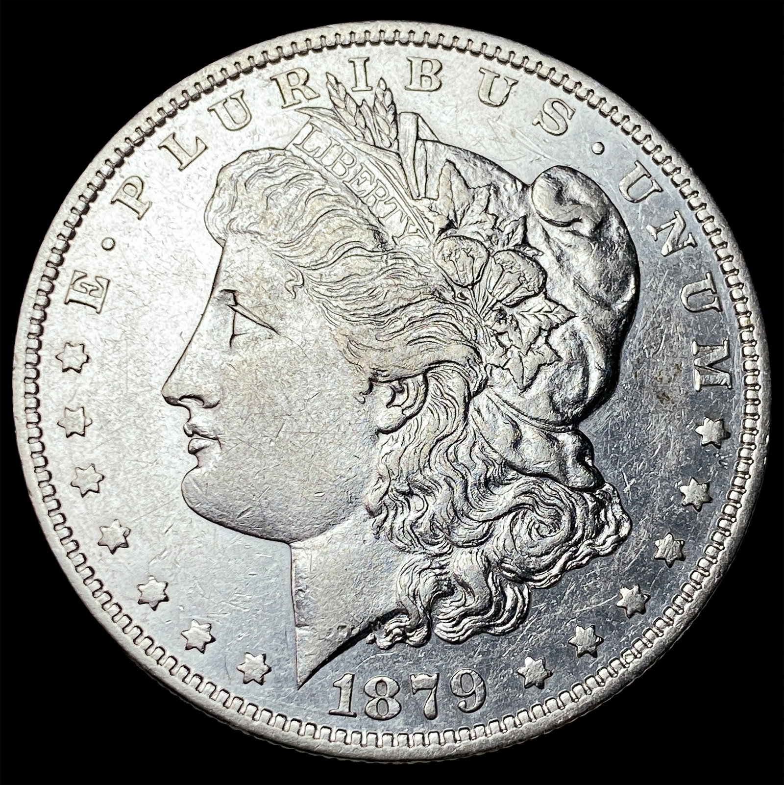 1879-O Silver Morgan Dollar CHOICE AU: 1879-O Silver Morgan Dollar CHOICE AU