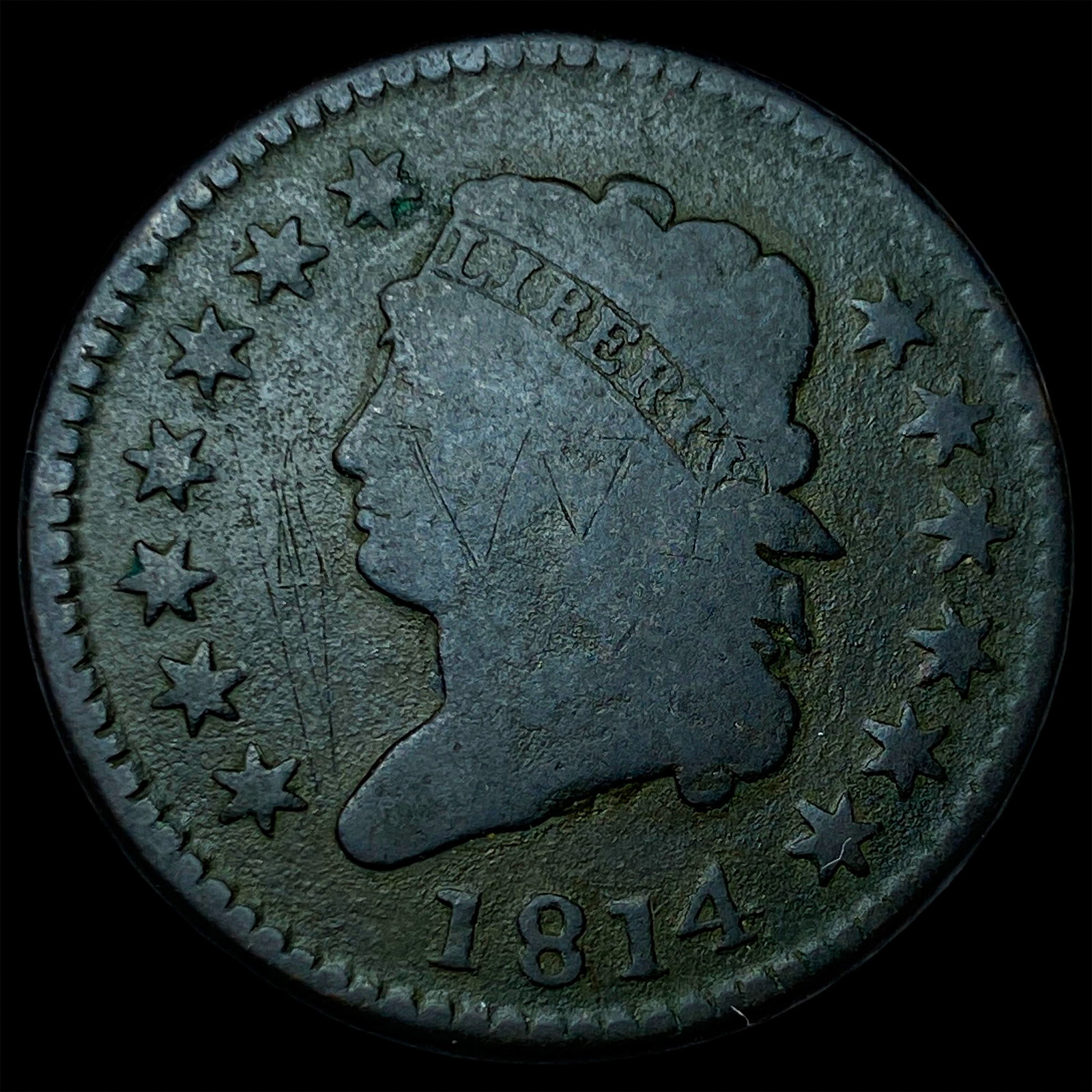 1814 Classic Head Large Cent HIGH GRADE: 1814 Classic Head Large Cent HIGH GRADE
