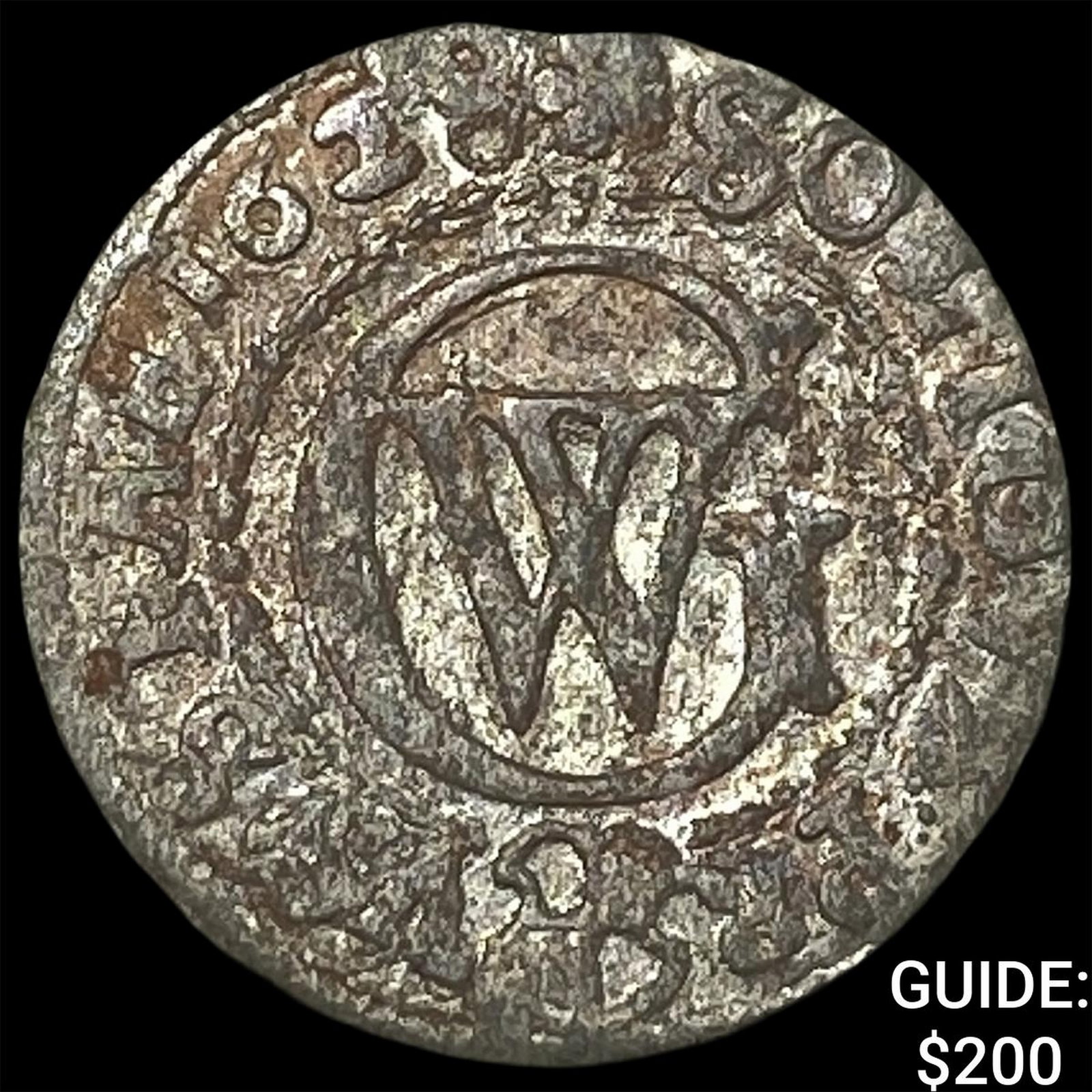 1628 German States Brandenburg Silver Solidus: 1628 German States Brandenburg Silver Solidus