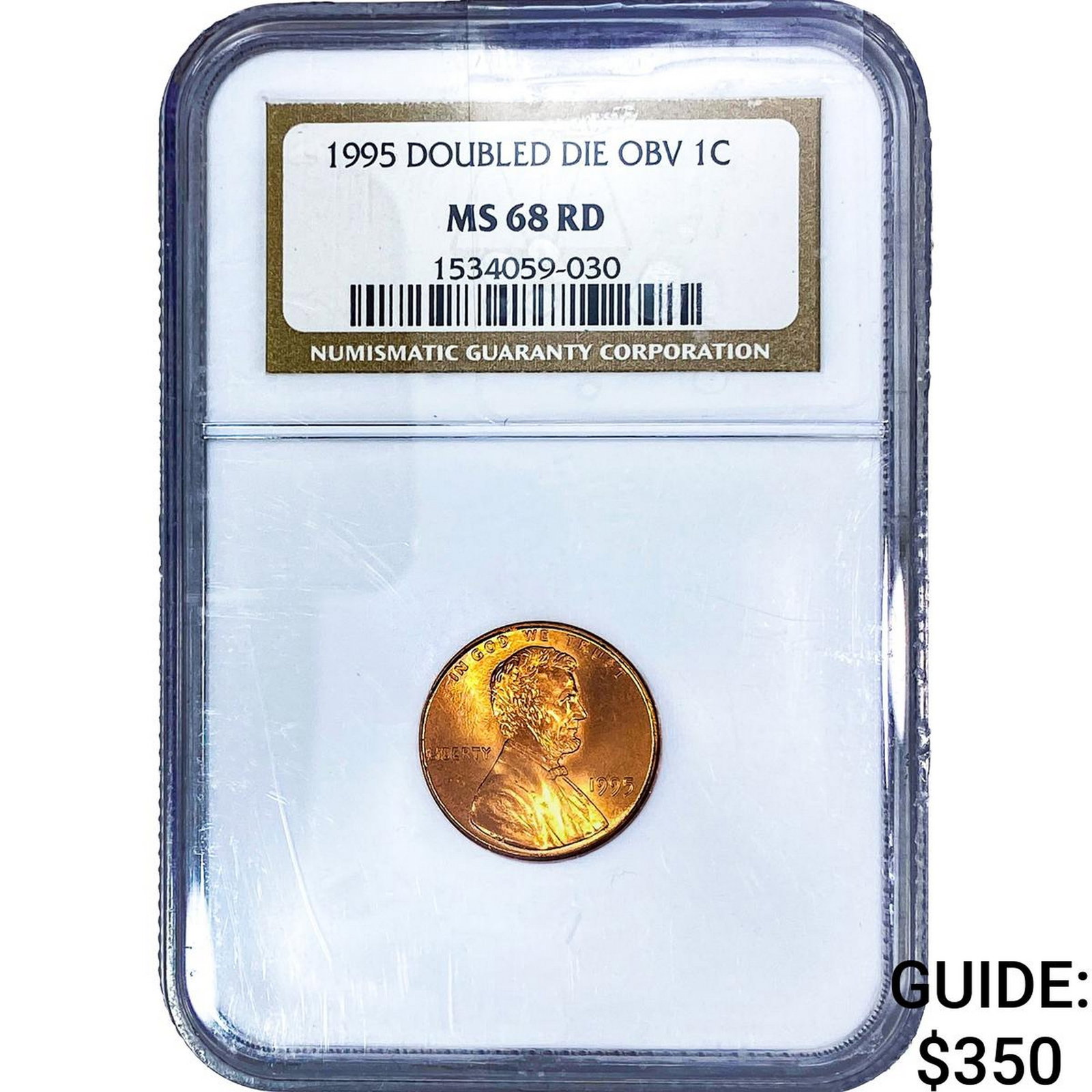 1995 Wheat Cent NGC MS68 RD (1 of 2)