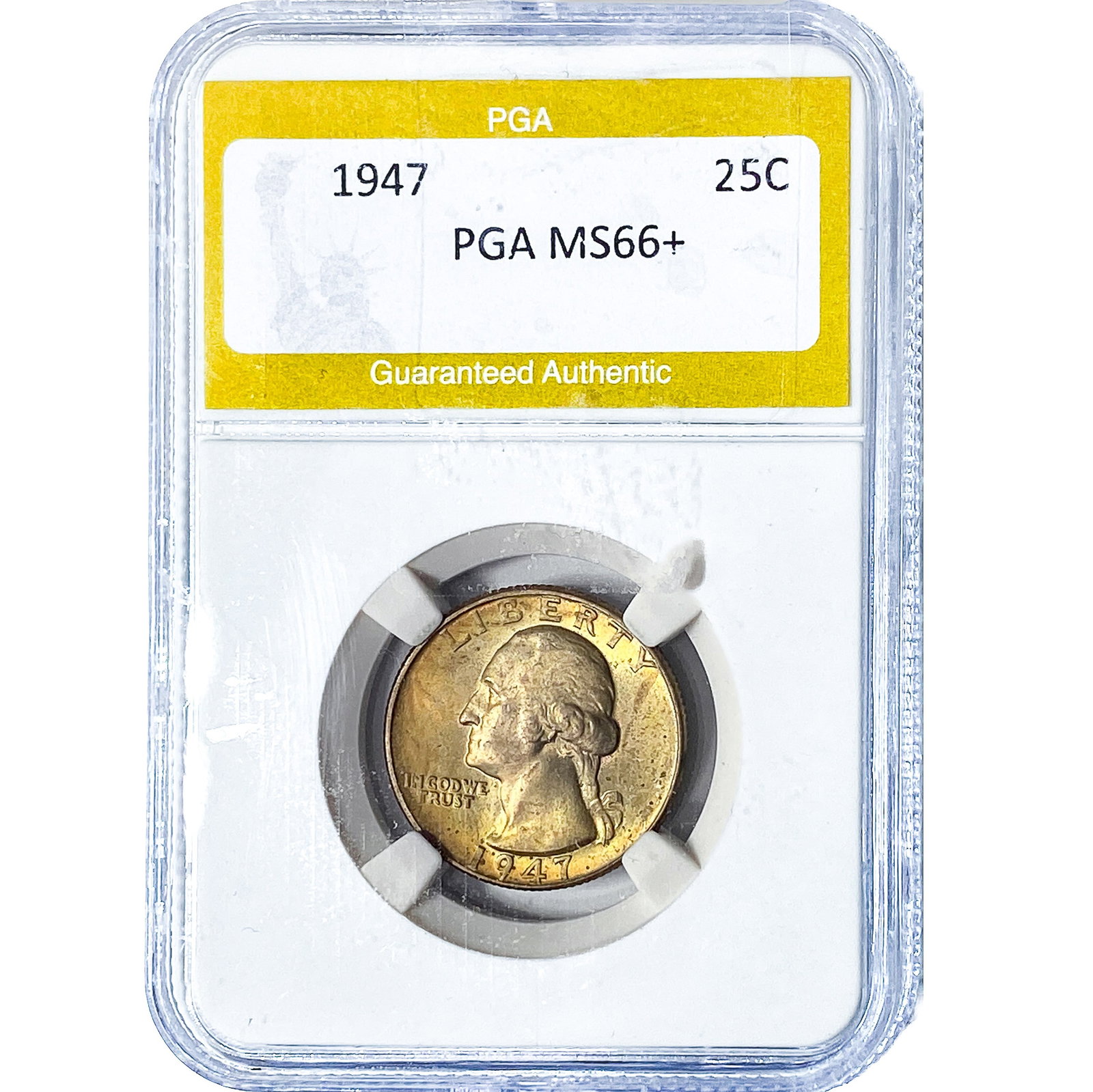 1947 Washington Silver Quarter PGA MS66+: 1947 Washington Silver Quarter PGA MS66+