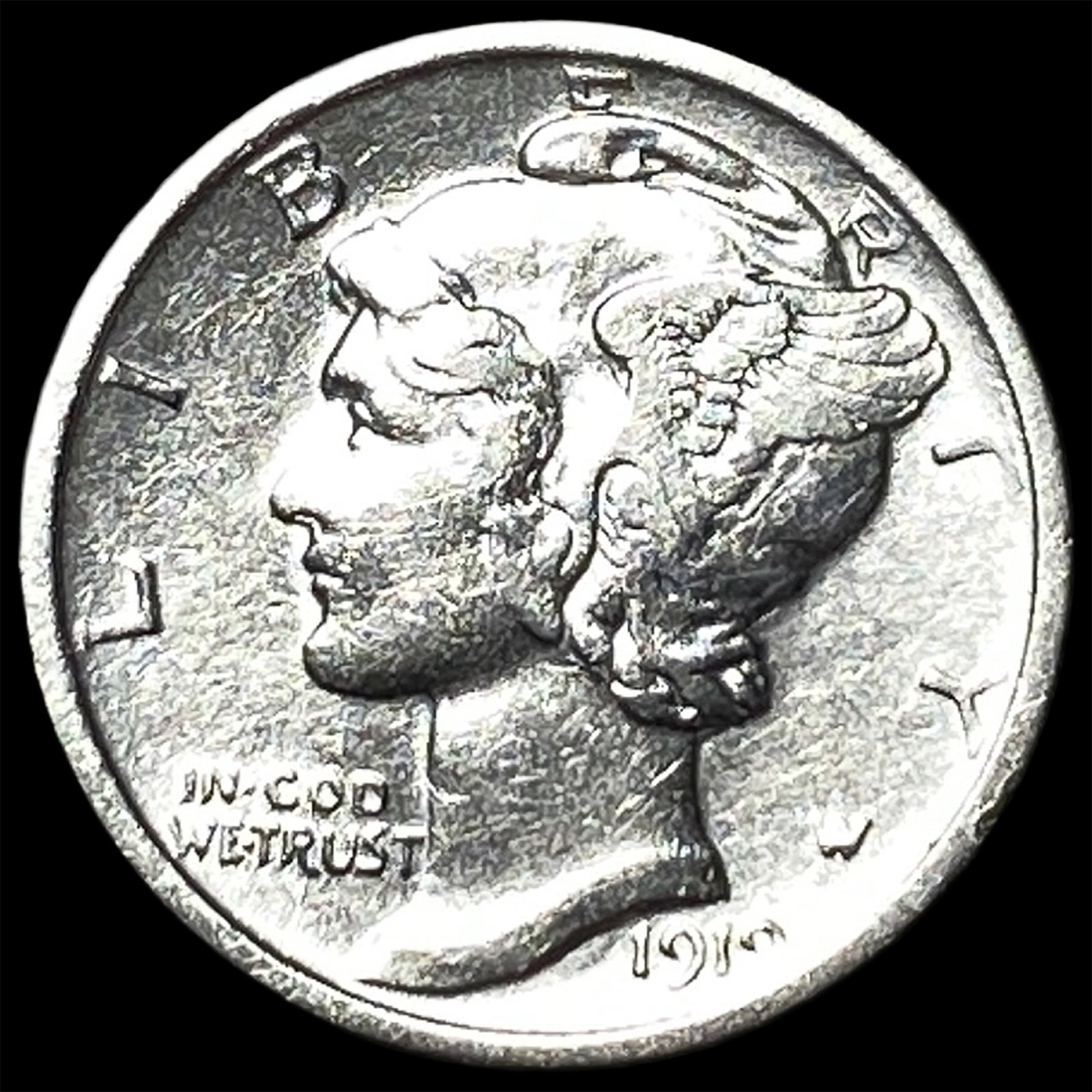 1919-D Mercury Dime UNCIRCULATED (1 of 2)