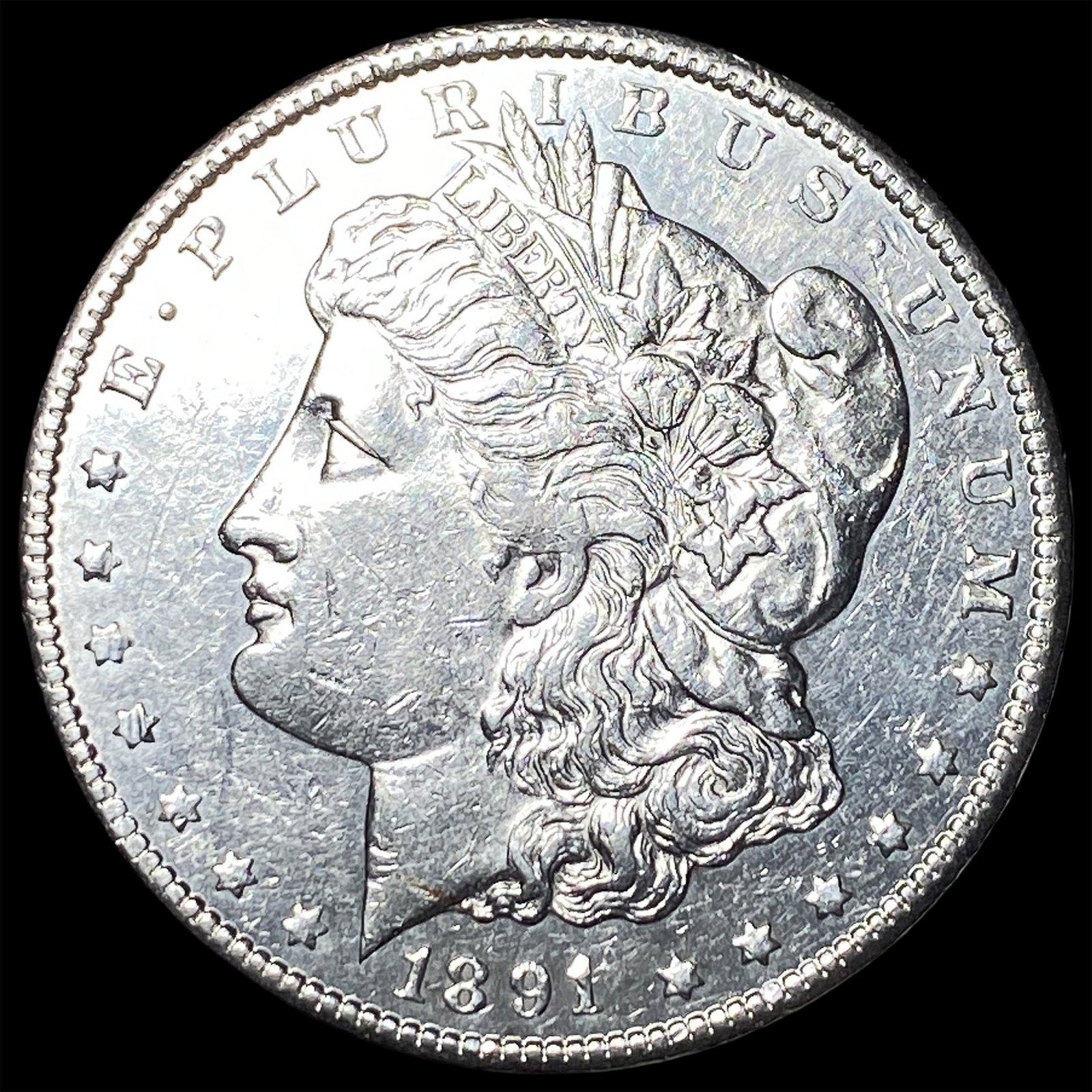 1891-CC Silver Morgan Dollar CHOICE AU (1 of 2)