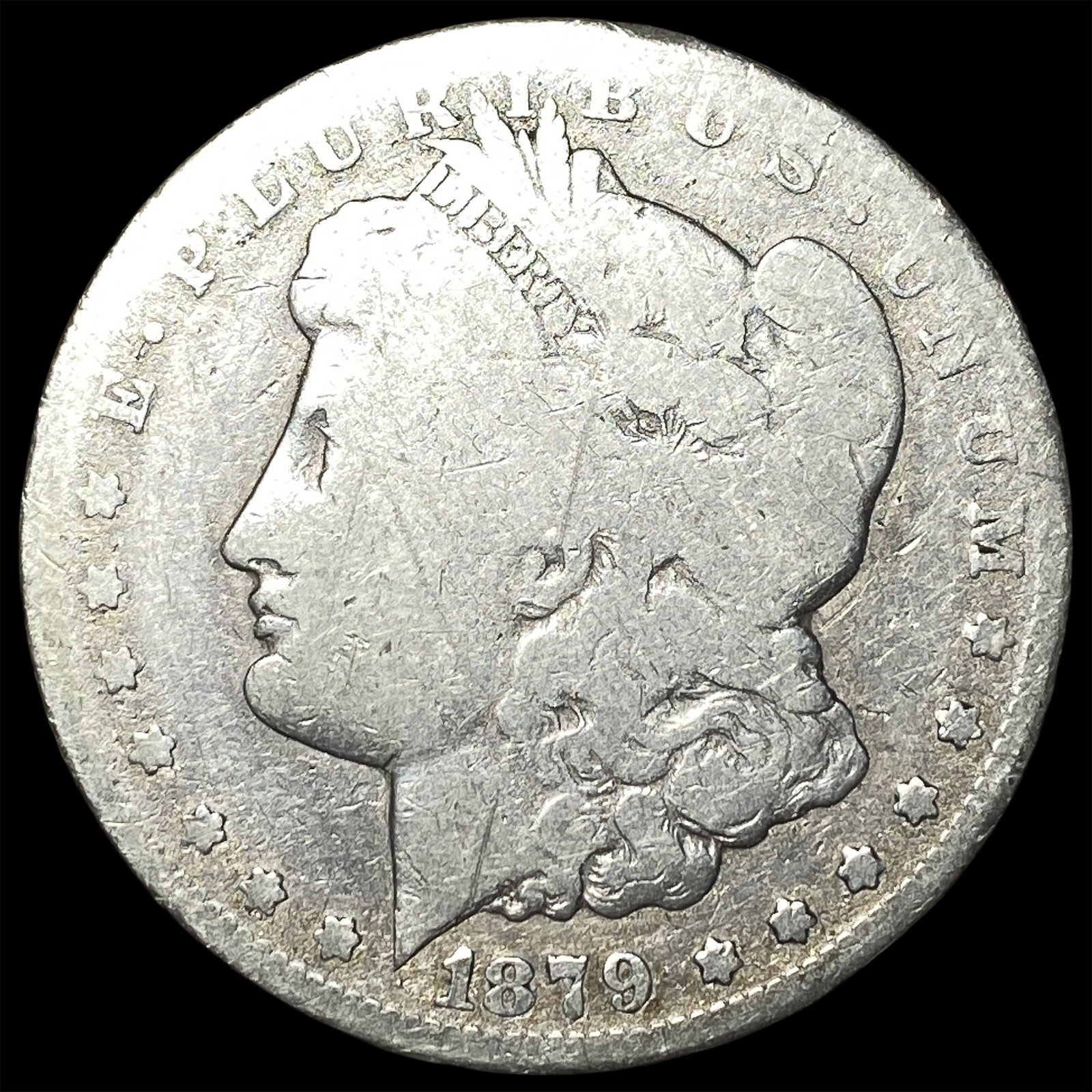 1879-CC Silver Morgan Dollar NICELY CIRCULATED: 1879-CC Silver Morgan Dollar NICELY CIRCULATED