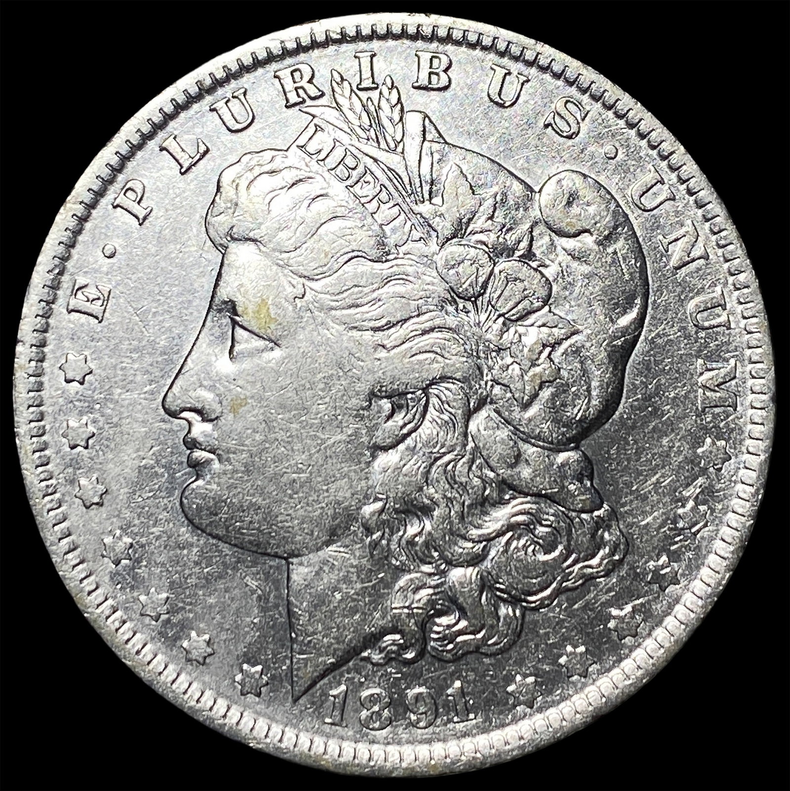 1891-O Silver Morgan Dollar NEARLY UNCIRCULATED: 1891-O Silver Morgan Dollar NEARLY UNCIRCULATED