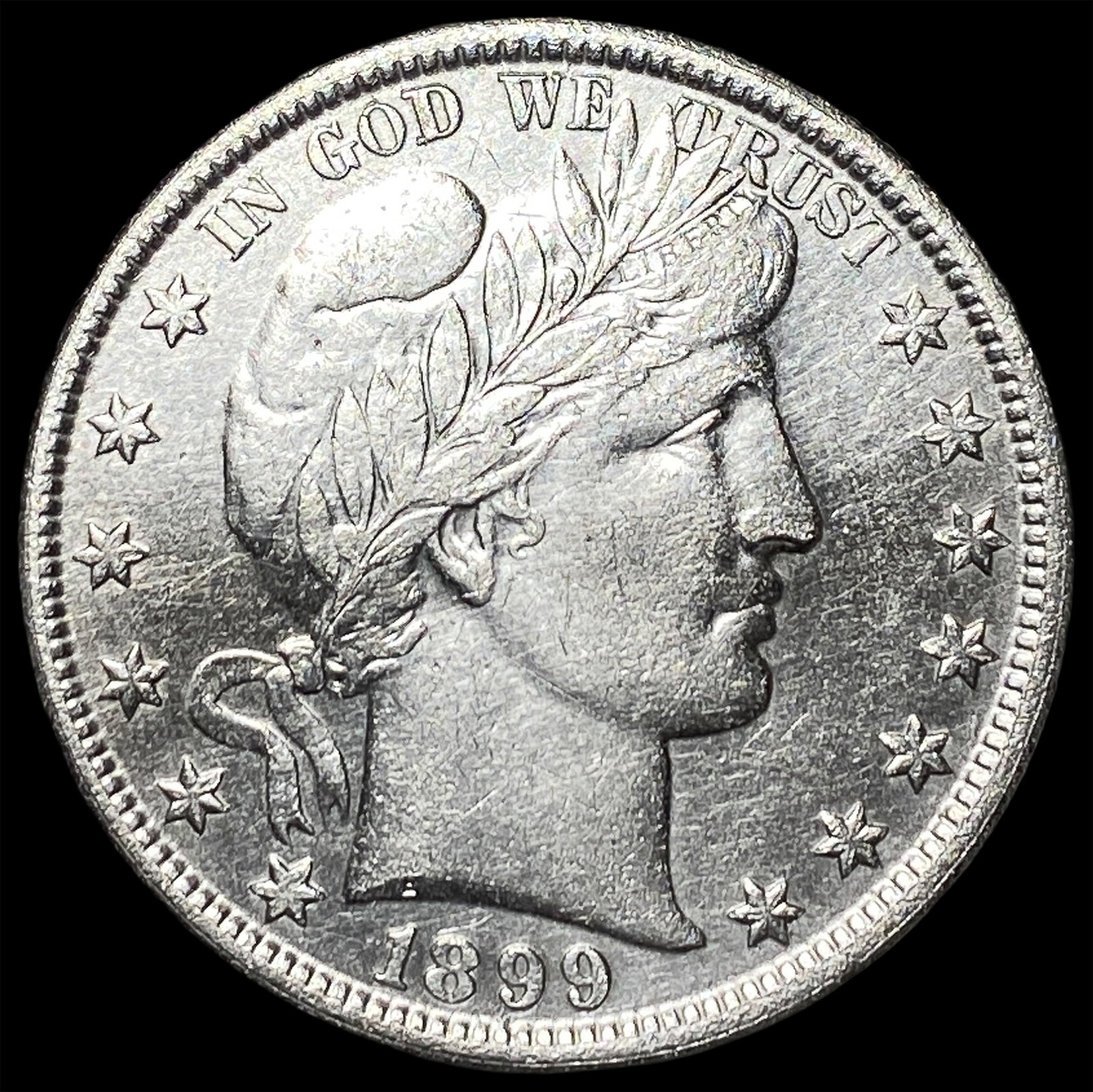 1899 Silver Barber Half Dollar CHOICE AU (1 of 2)