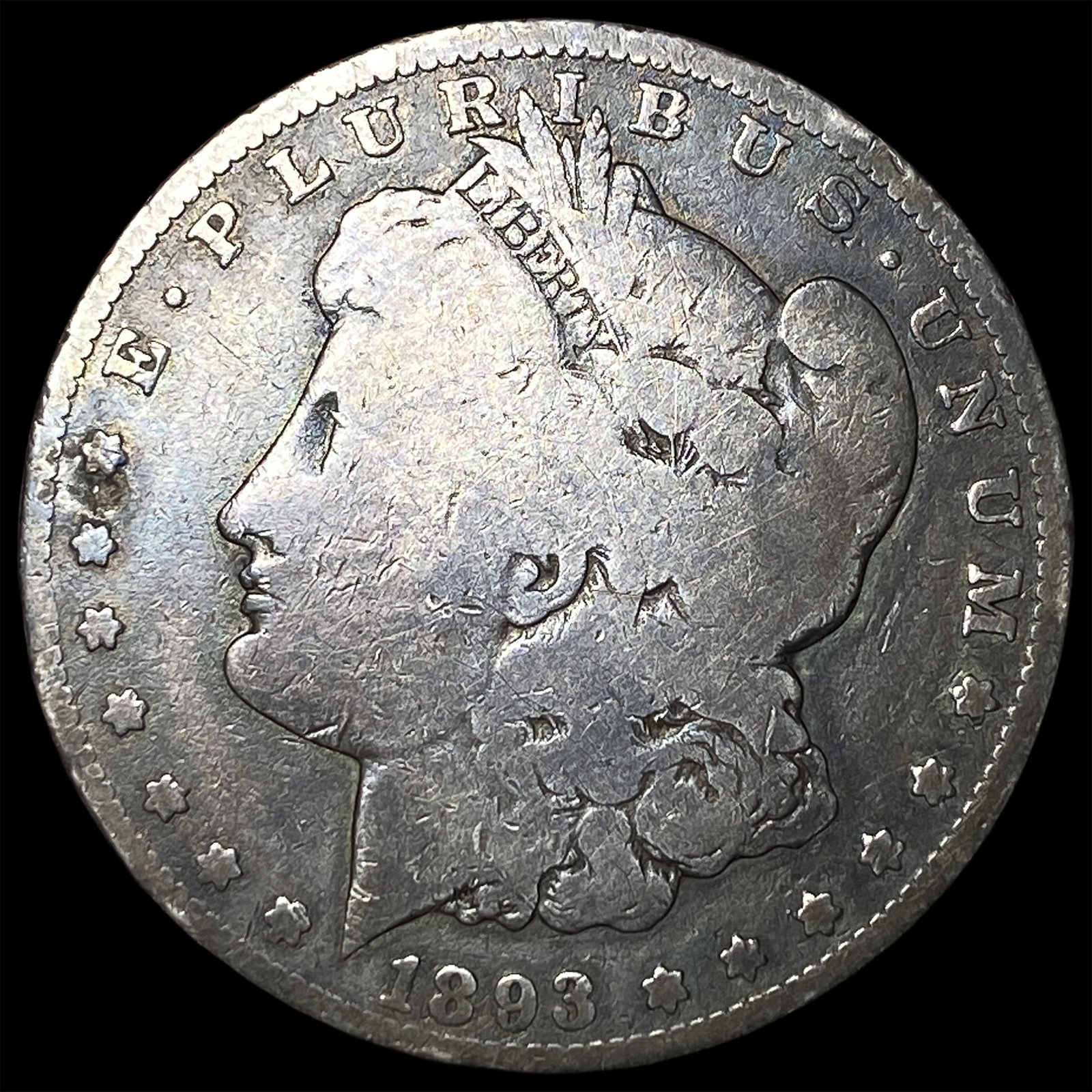1893-O Silver Morgan Dollar NICELY CIRCULATED: 1893-O Silver Morgan Dollar NICELY CIRCULATED