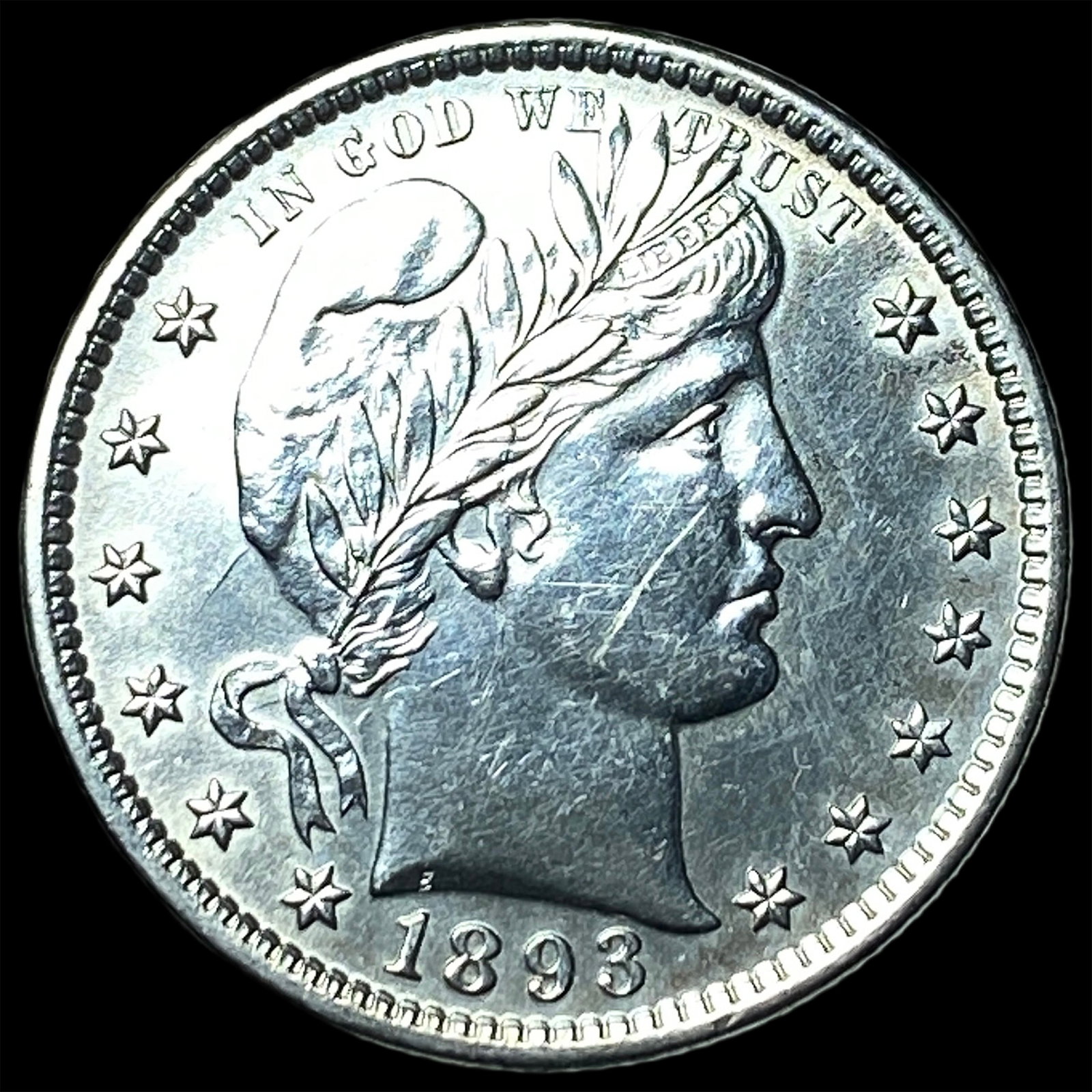 1893 Barber Silver Quarter HIGH GRADE (1 of 2)