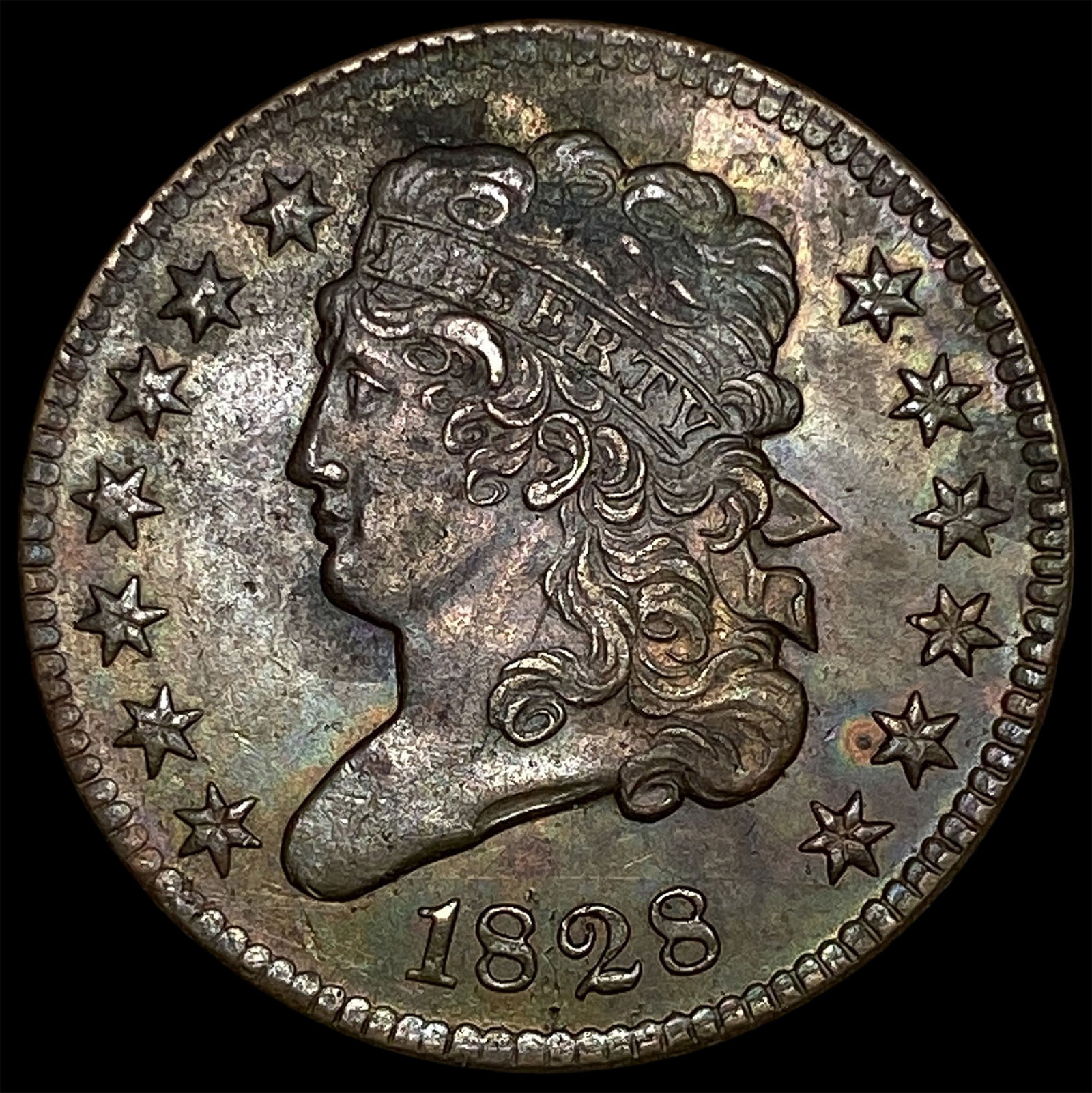 1828 Classic Head Half Cent UNCIRCULATED: 1828 Classic Head Half Cent UNCIRCULATED