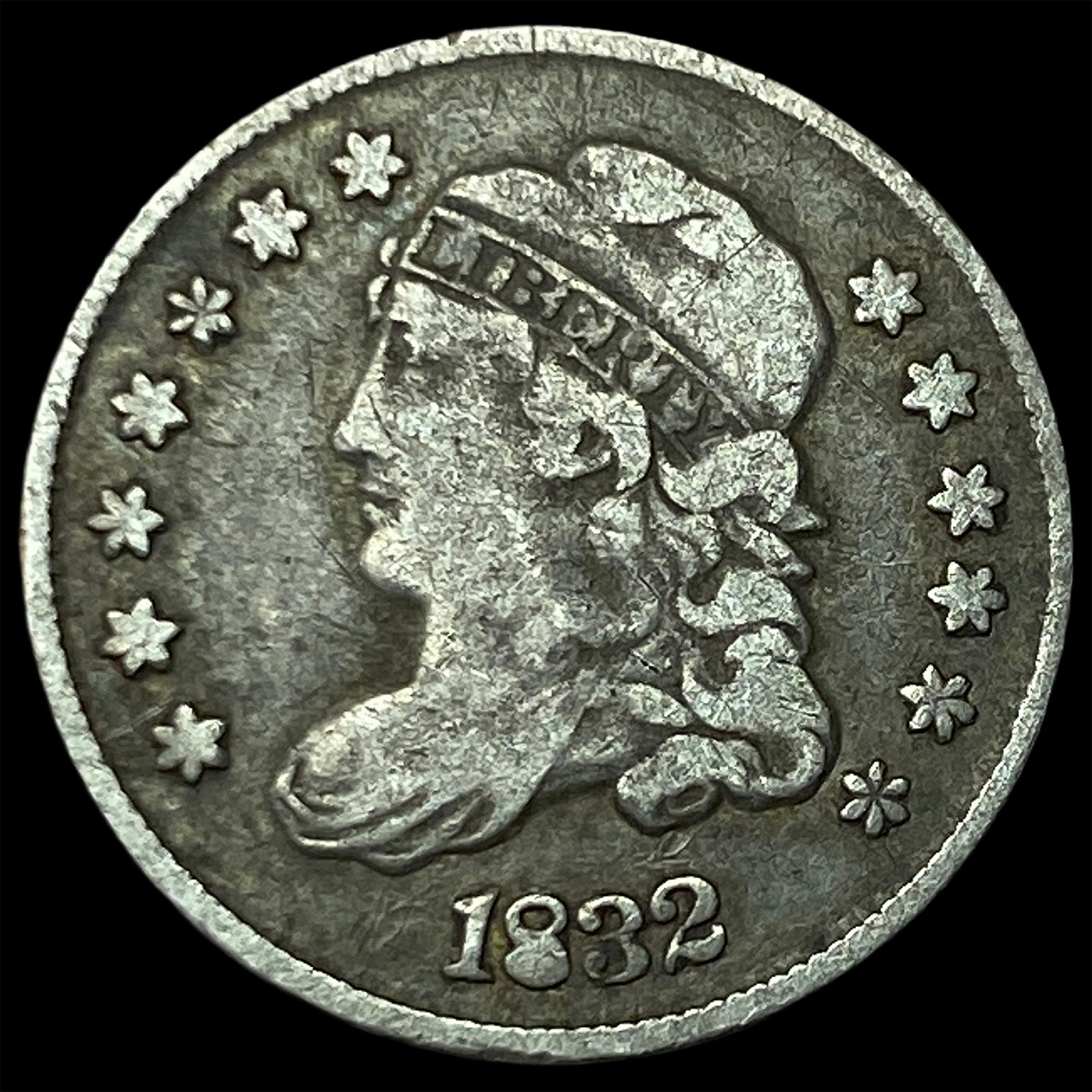 1832 Capped Bust Half Dime LIGHTLY CIRCULATED (1 of 2)