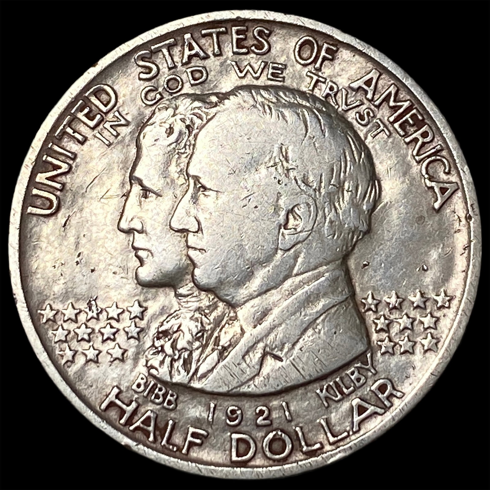1921 Silver Alabama Half Dollar CLOSELY UNCIRCULATED (1 of 2)