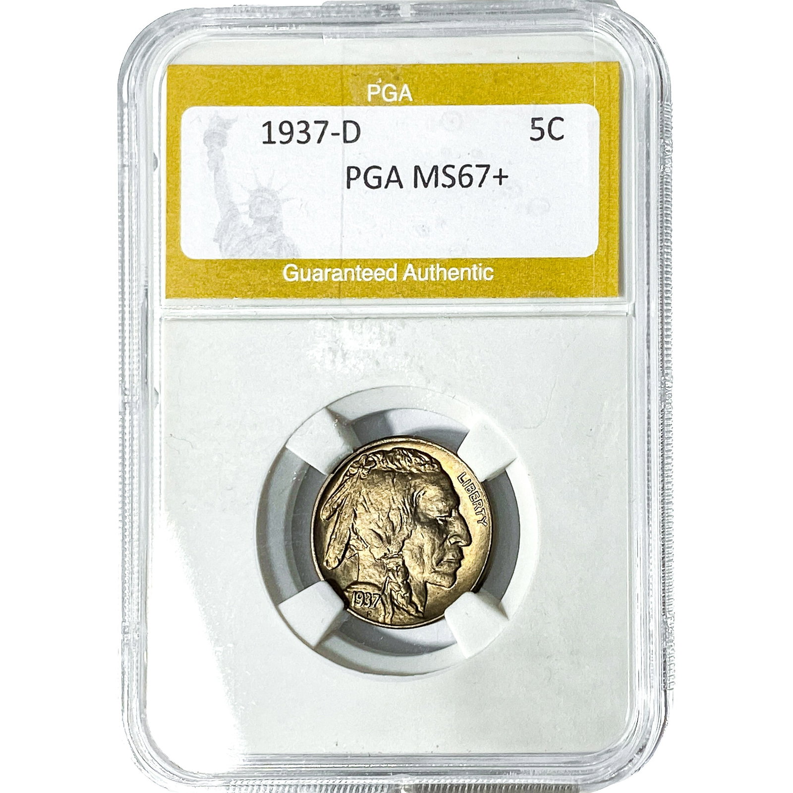 1937-D Buffalo Nickel PGA MS67+ (1 of 2)