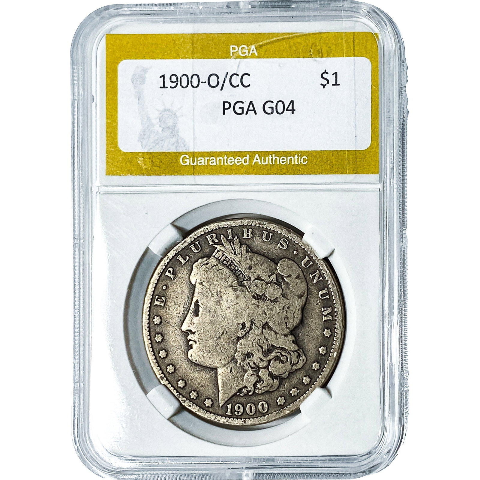 1900-O/CC Morgan Silver Dollar PGA G04: 1900-O/CC Morgan Silver Dollar PGA G04