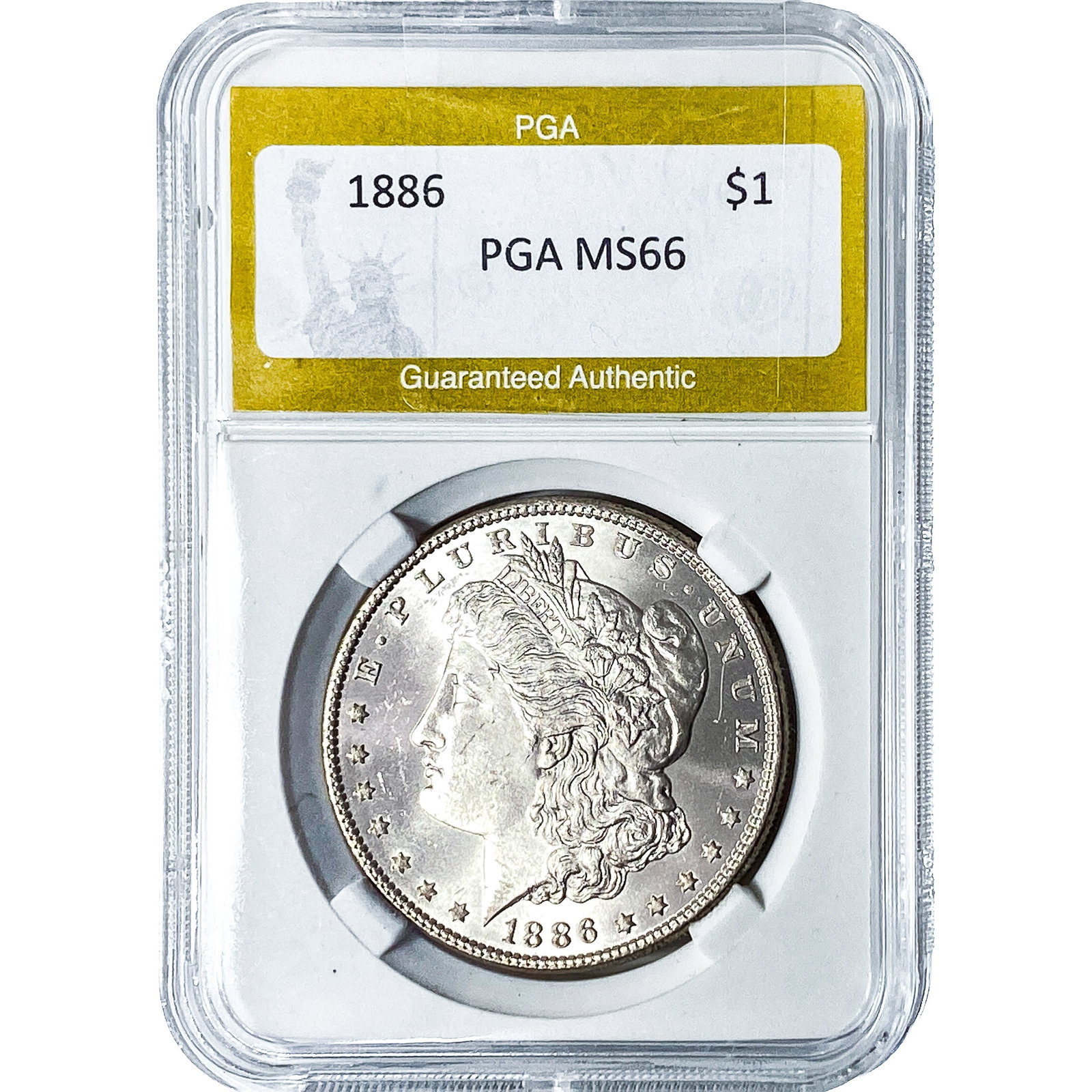 1886 Morgan Silver Dollar PGA MS66 (1 of 2)