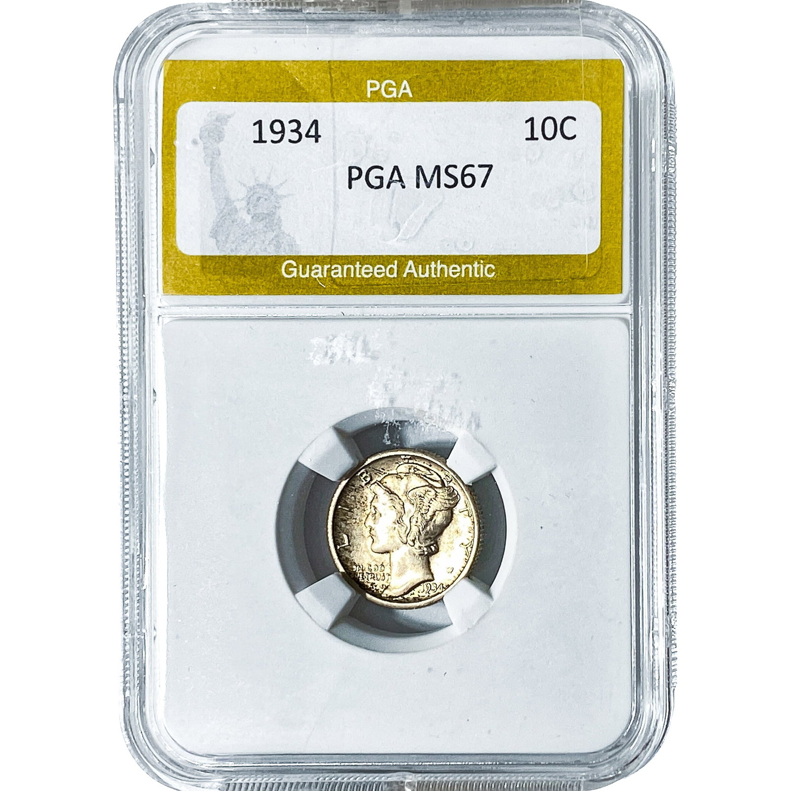 1934 Mercury Silver Dime PGA MS67 (1 of 2)