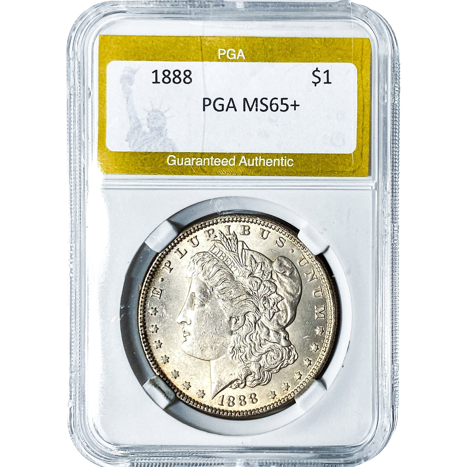 1888 Morgan Silver Dollar PGA MS65+: 1888 Morgan Silver Dollar PGA MS65+