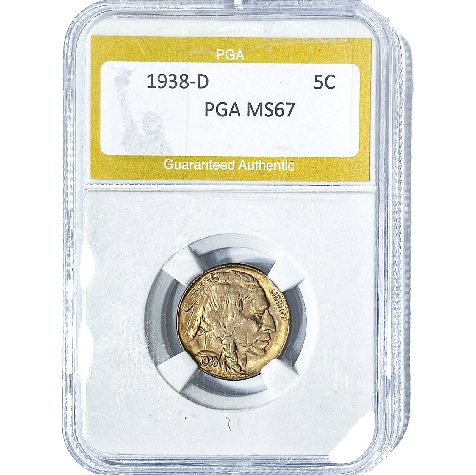 1938-D Buffalo Nickel PGA MS67 (1 of 2)