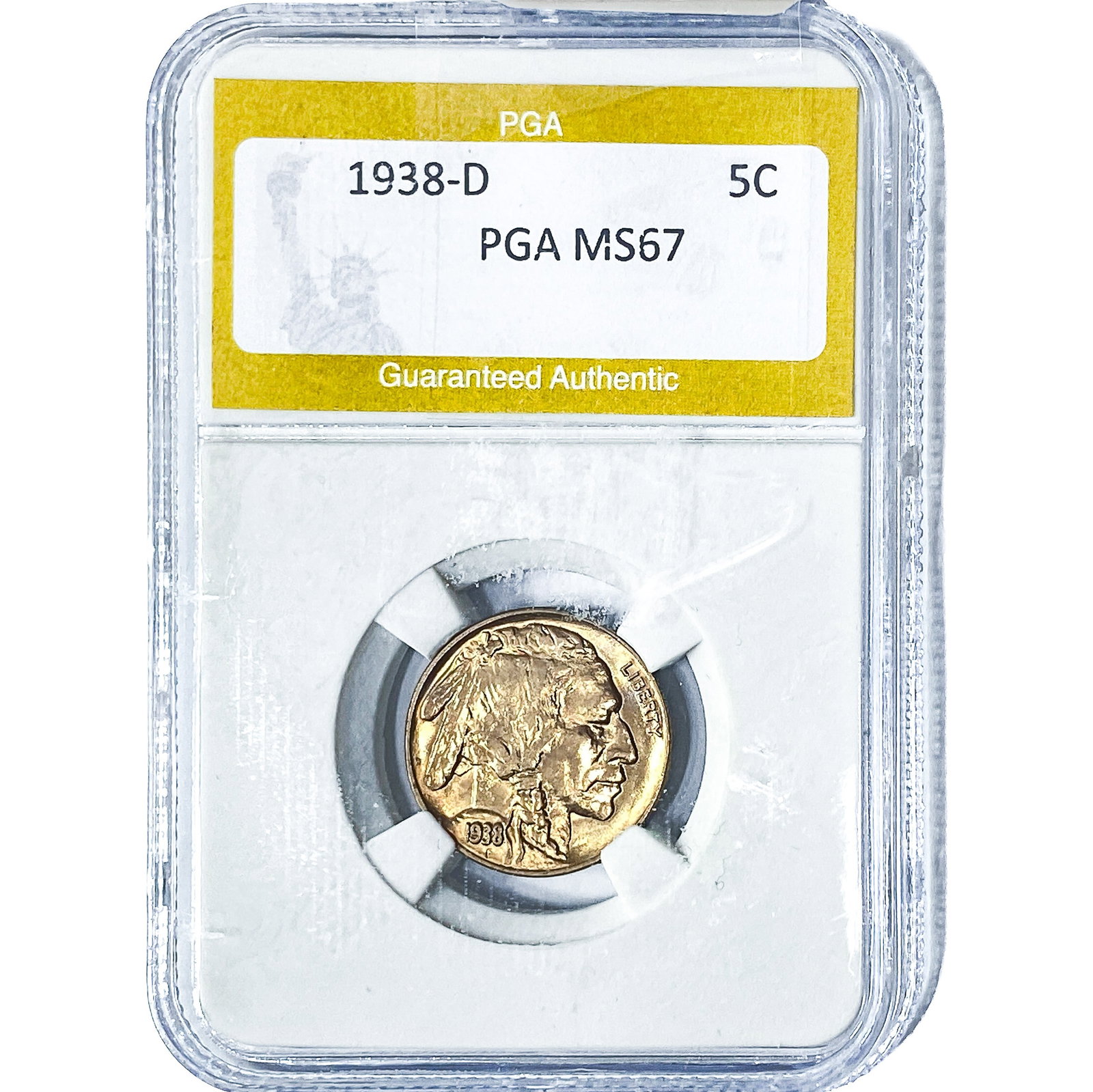 1938-D Buffalo Nickel PGA MS67 (1 of 2)