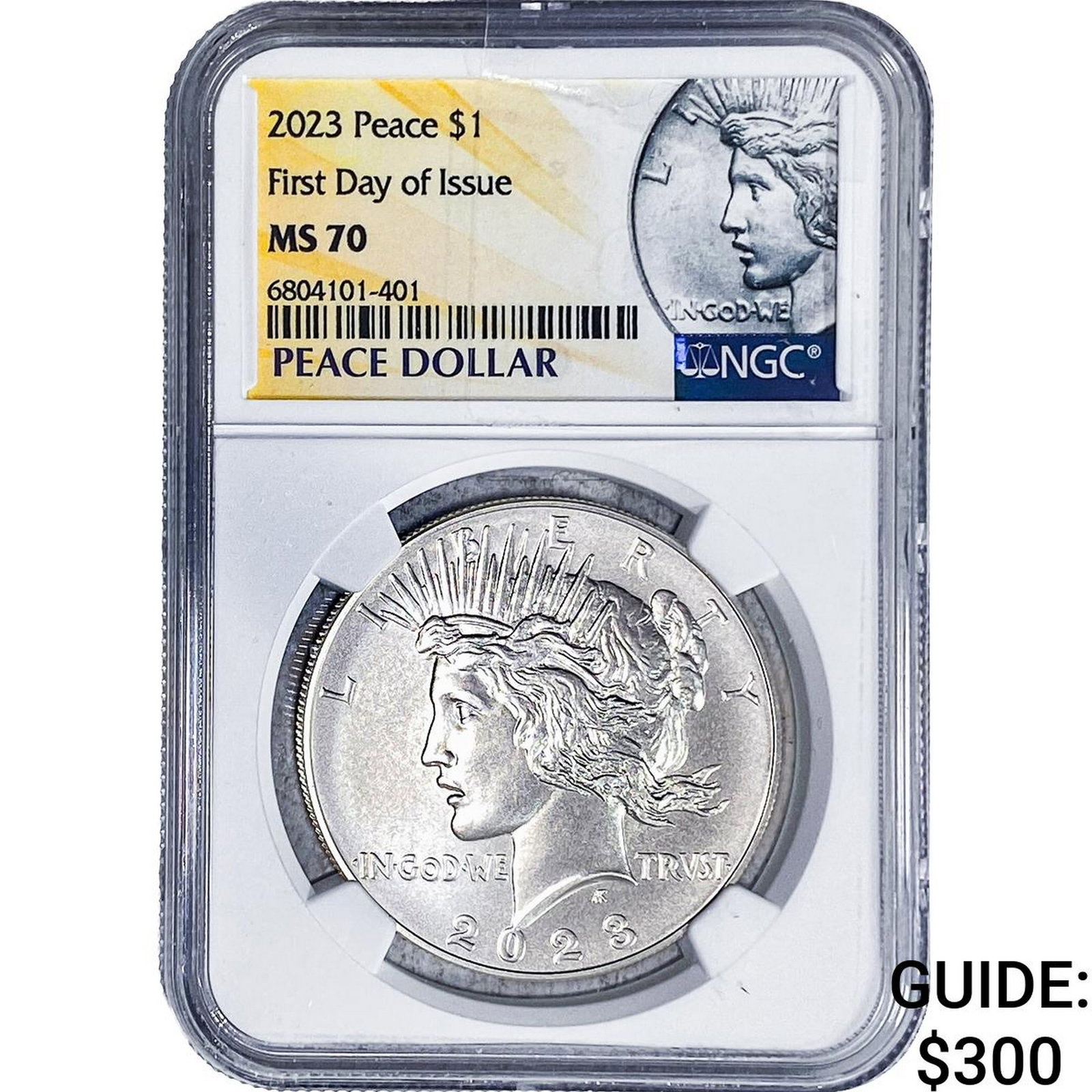 2023 Silver Peace Dollar NGC MS70: 2023 Silver Peace Dollar NGC MS70