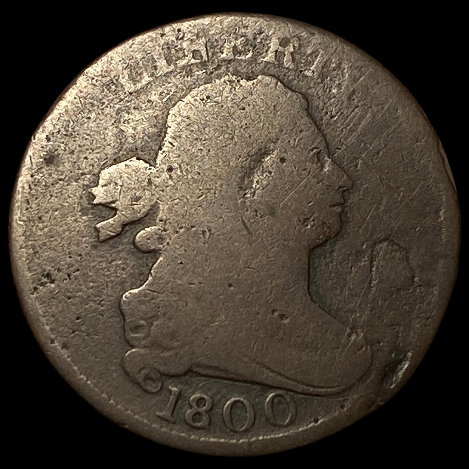 1800 Draped Bust Half Cent NICELY CIRCULATED (1 of 2)