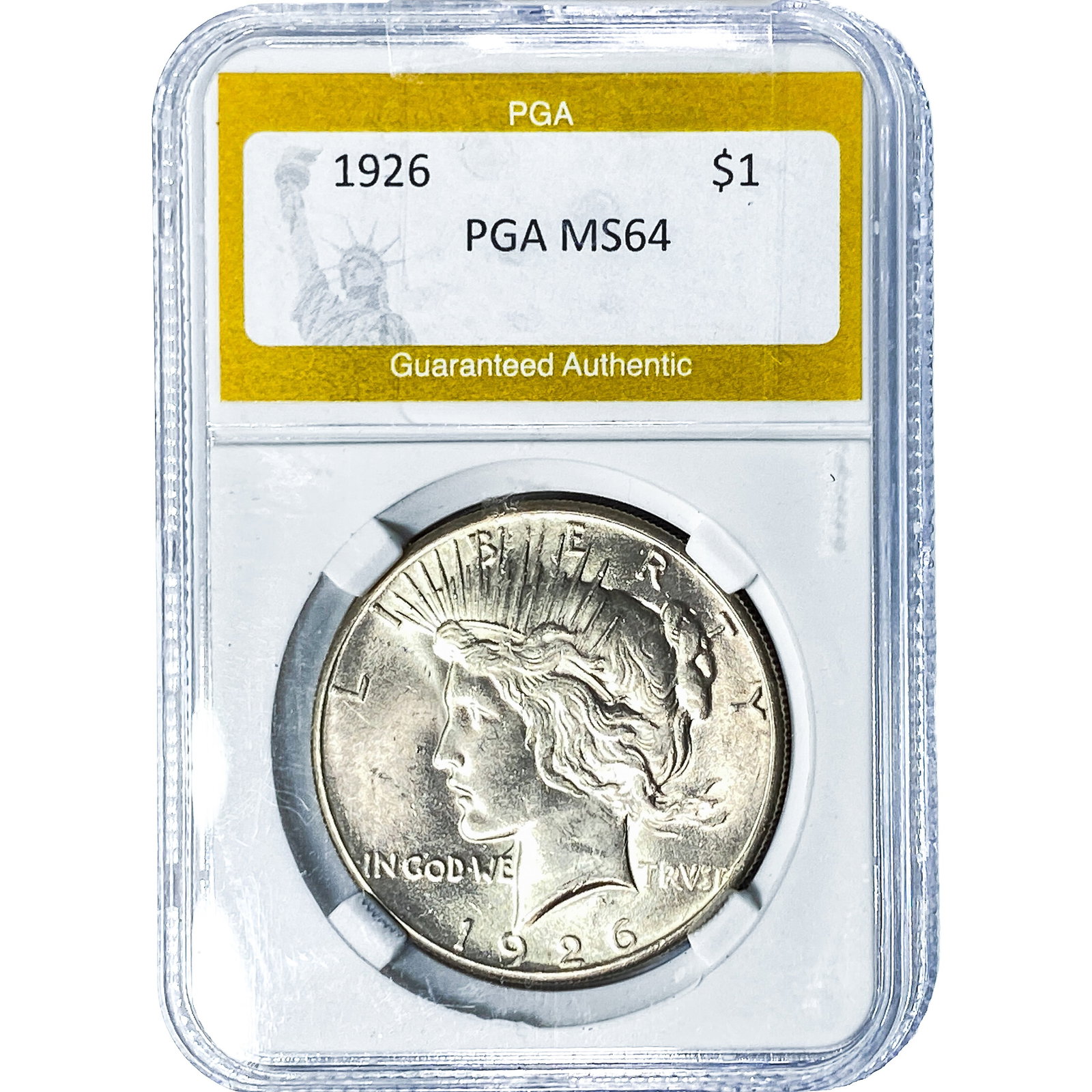 1926 Silver Peace Dollar PGA MS64 (1 of 2)