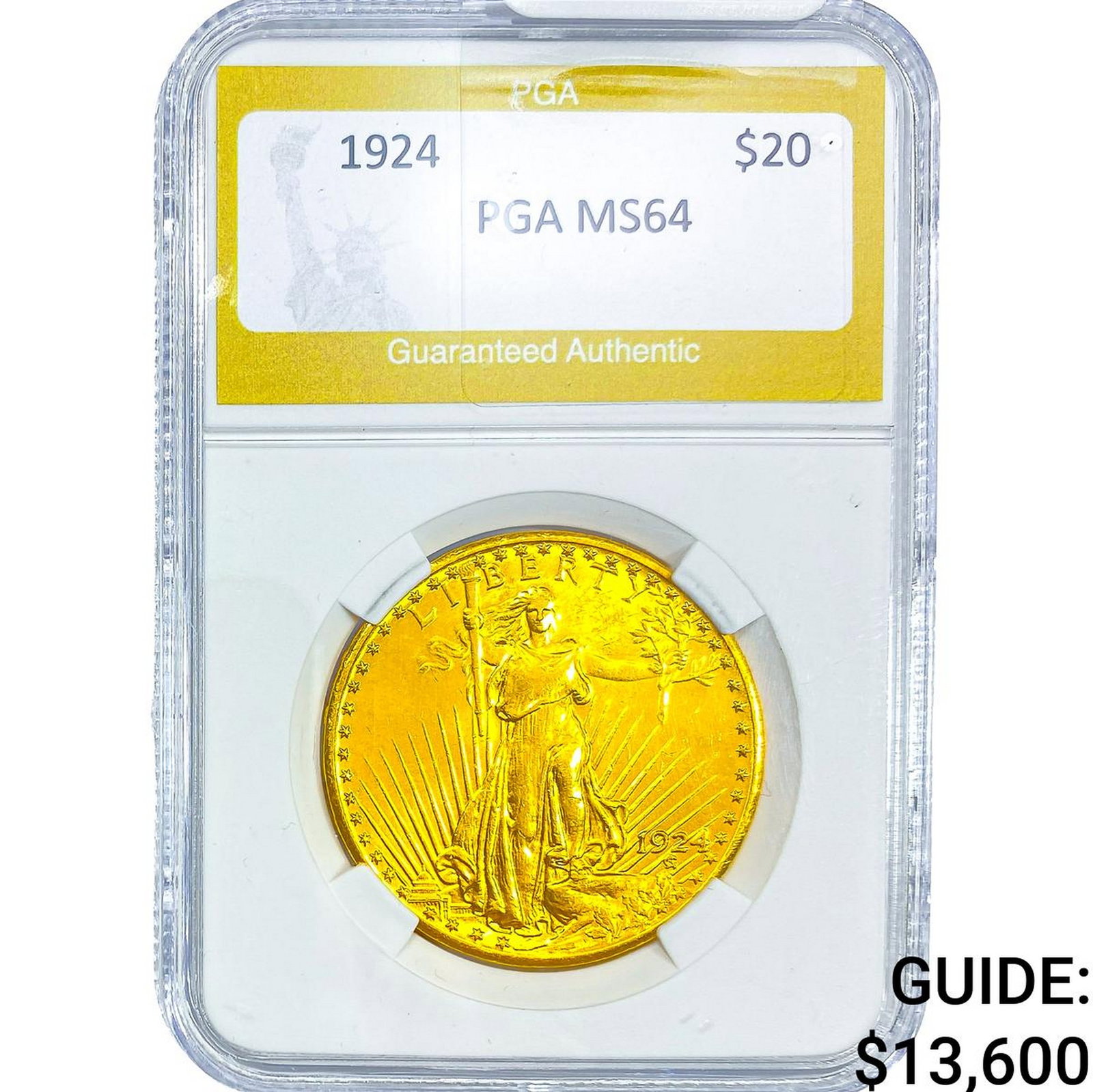 1924 $20 Gold Double Eagle PGA MS64 (1 of 4)
