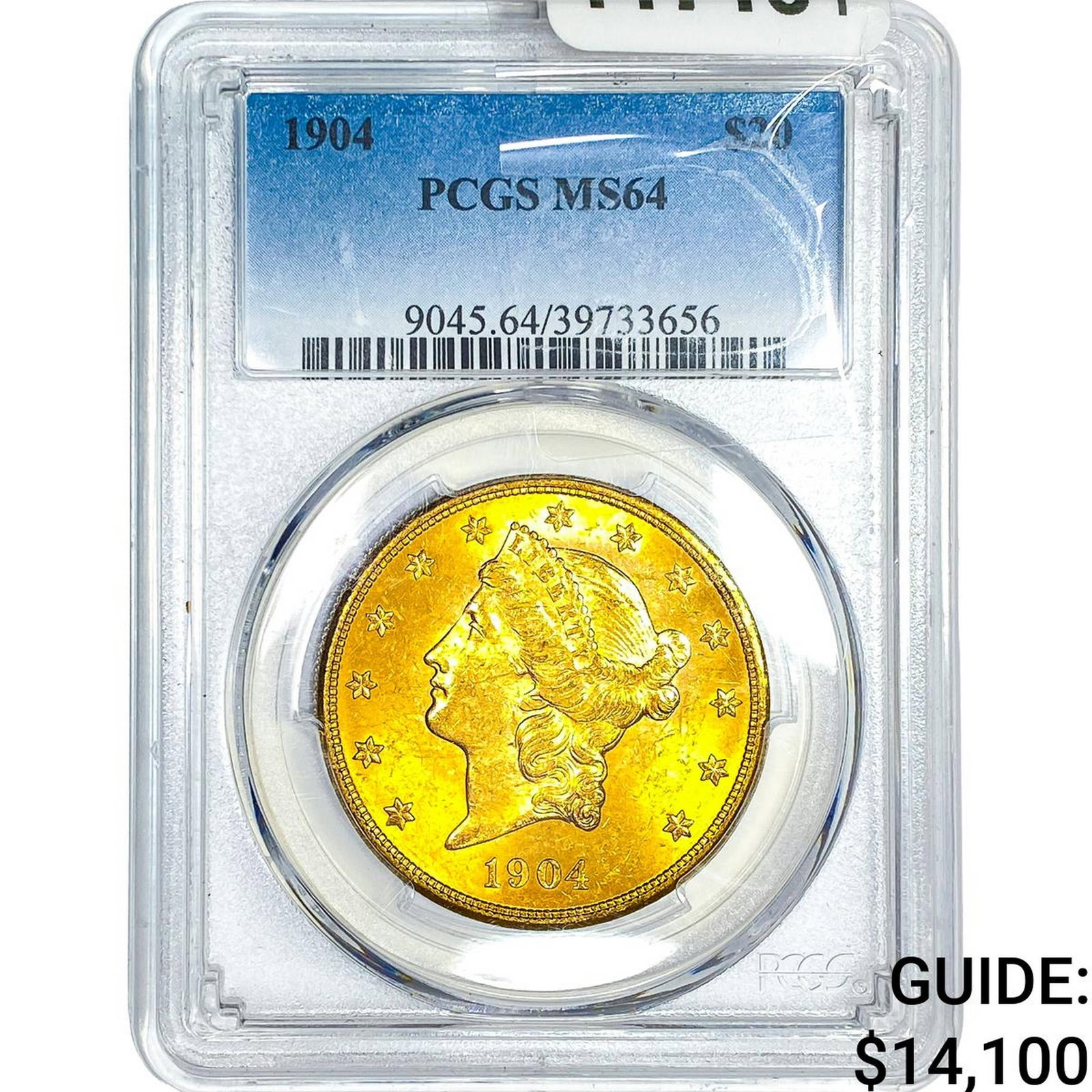 1904 $20 Gold Double Eagle PCGS MS64: 1904 $20 Gold Double Eagle PCGS MS64