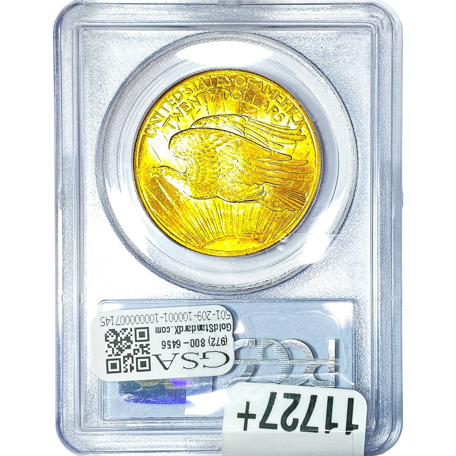 1908 $20 Gold Double Eagle PCGS MS62 - 2