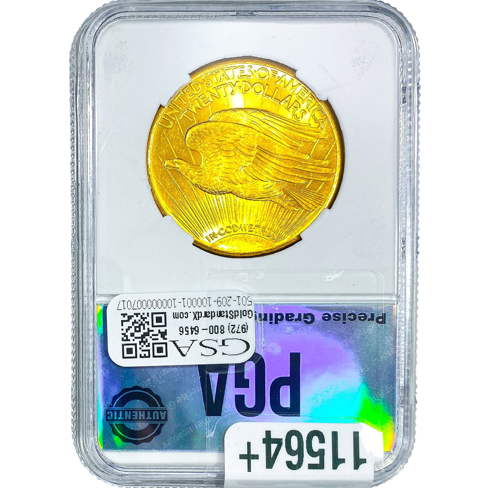 1925 $20 Gold Double Eagle NTC MS63 - 2