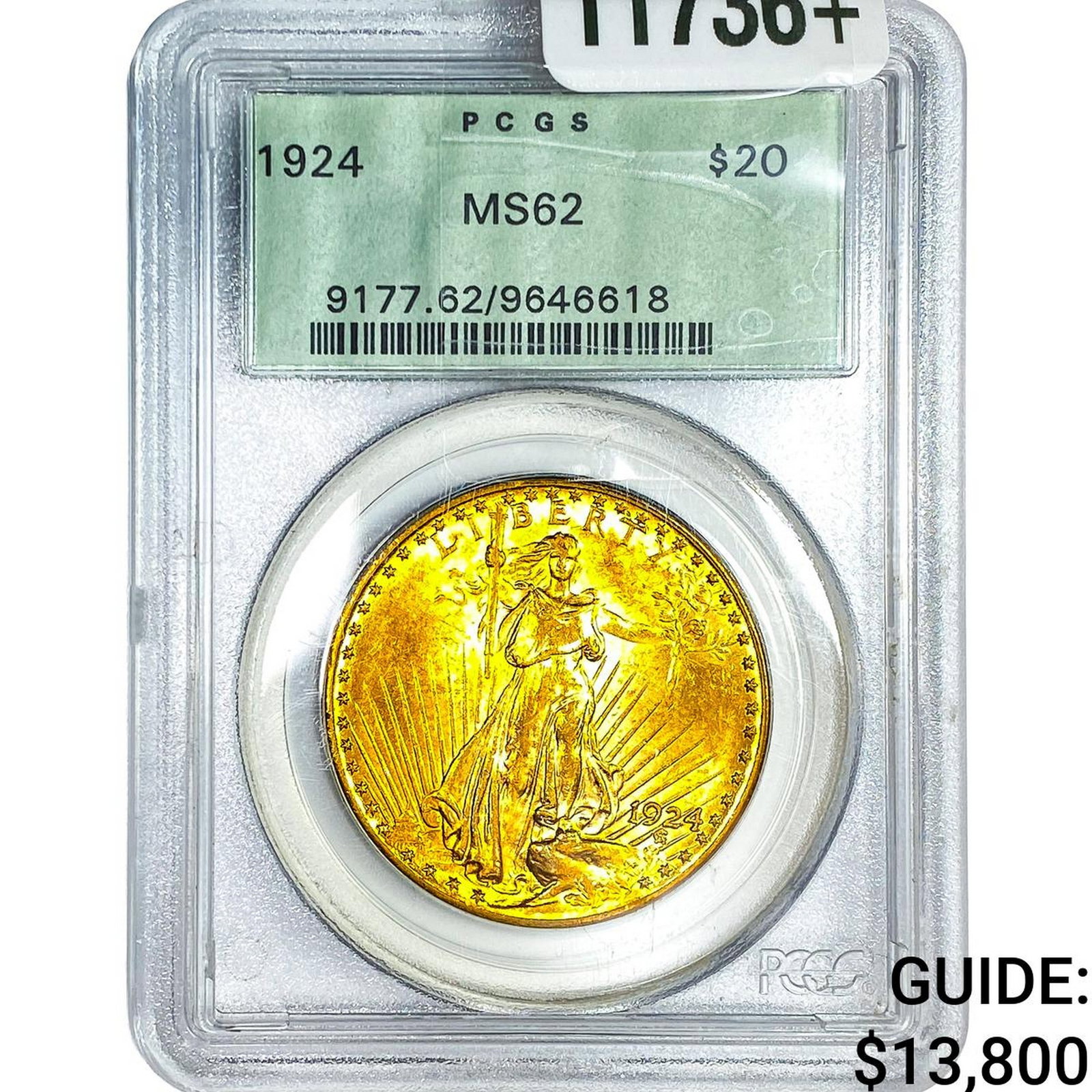 1924 $20 Gold Double Eagle PCGS MS62 (1 of 4)