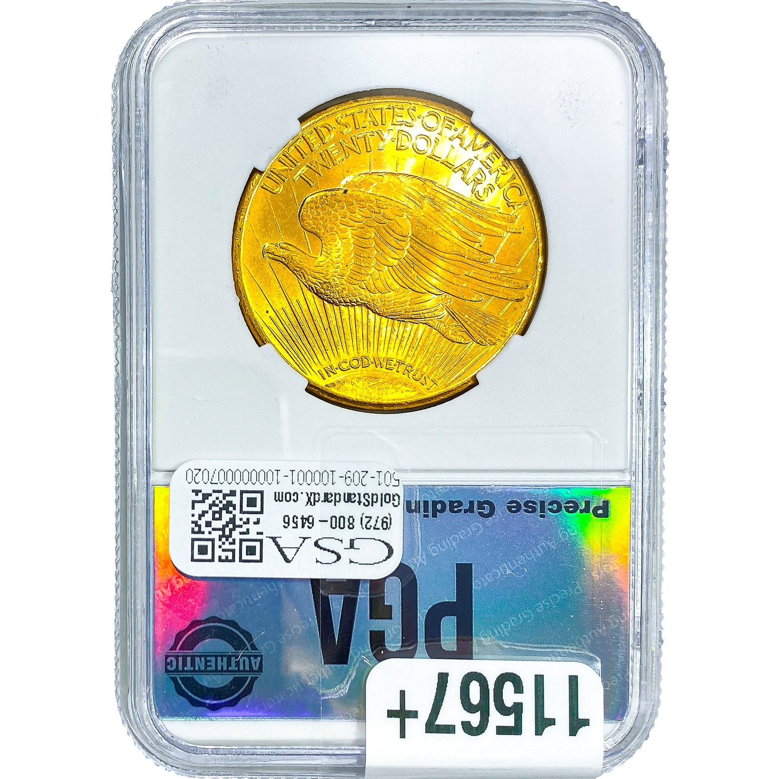 1926 $20 Gold Double Eagle NTC MS65 - 2