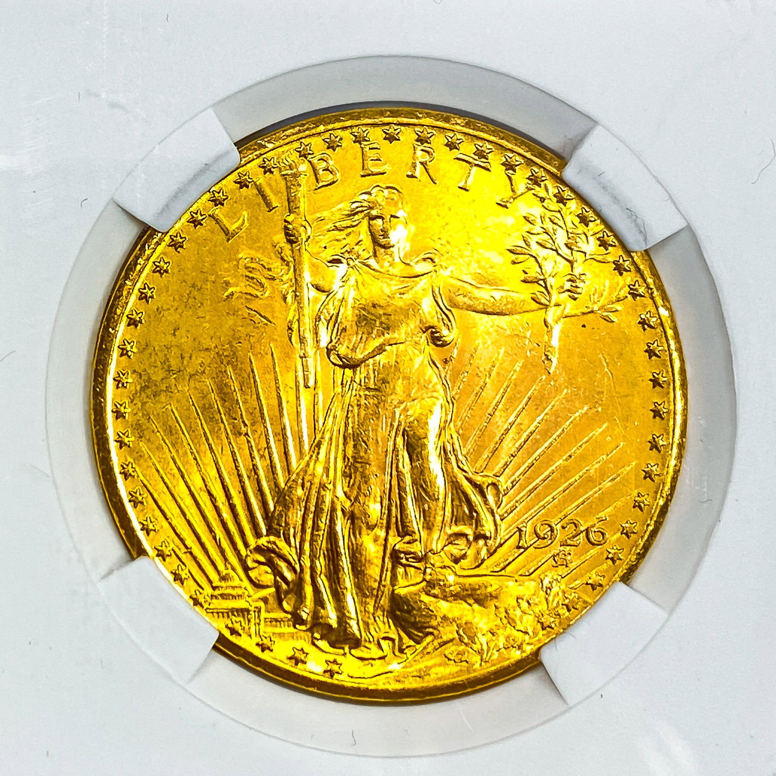 1926 $20 Gold Double Eagle NTC MS65 - 3