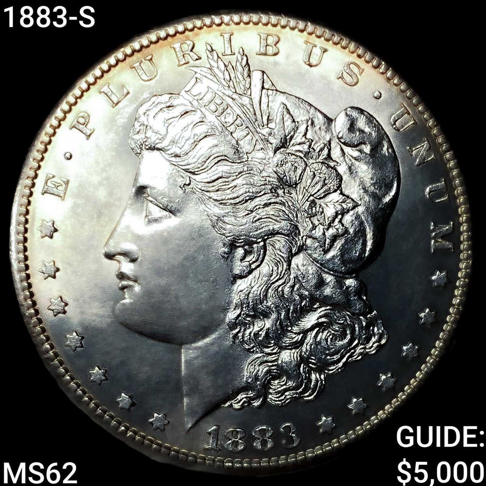 1883-S Morgan Silver Dollar UNCIRCULATED: 1883-S Morgan Silver Dollar UNCIRCULATED