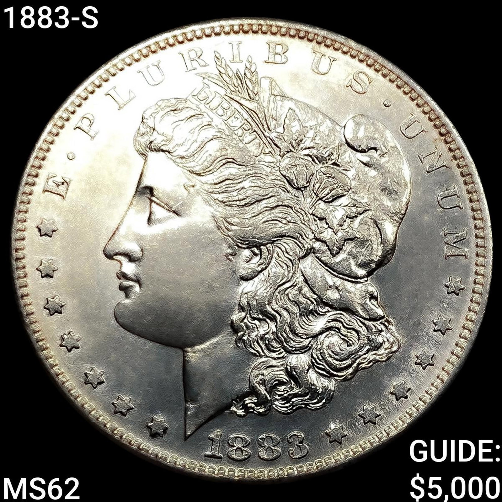 1883-S Morgan Silver Dollar UNCIRCULATED: 1883-S Morgan Silver Dollar UNCIRCULATED