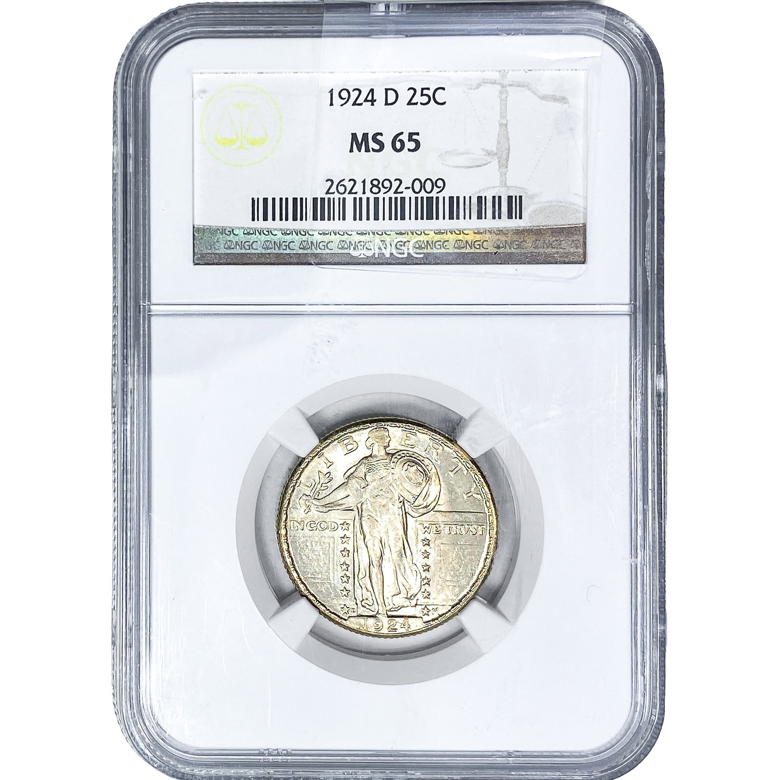 1924-D Standing Liberty Quarter NGC MS65 (1 of 4)