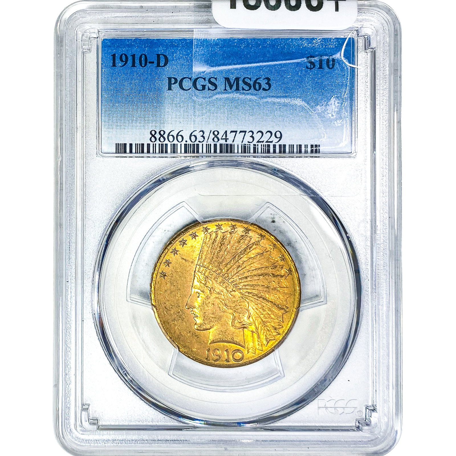 1910-D $10 Gold Eagle PCGS MS63 (1 of 4)