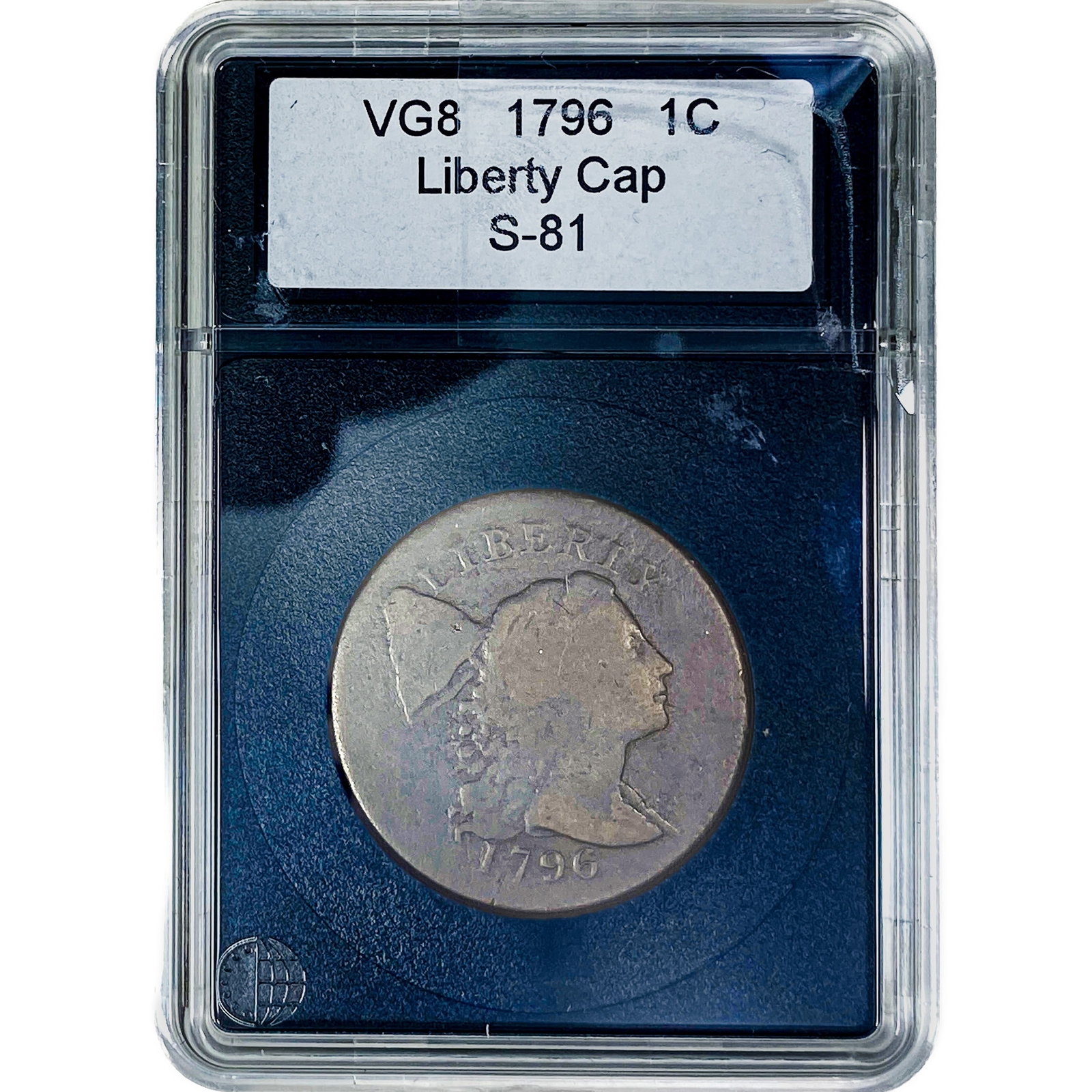 1796 Liberty Cap Large Cent CoinWorld VG8 S-81 (1 of 4)