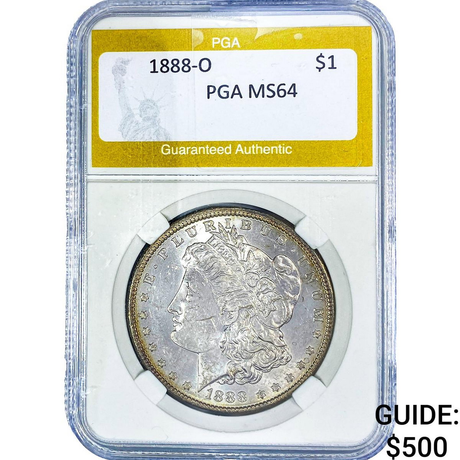 1888-O Morgan Silver Dollar PGA MS64 (1 of 2)