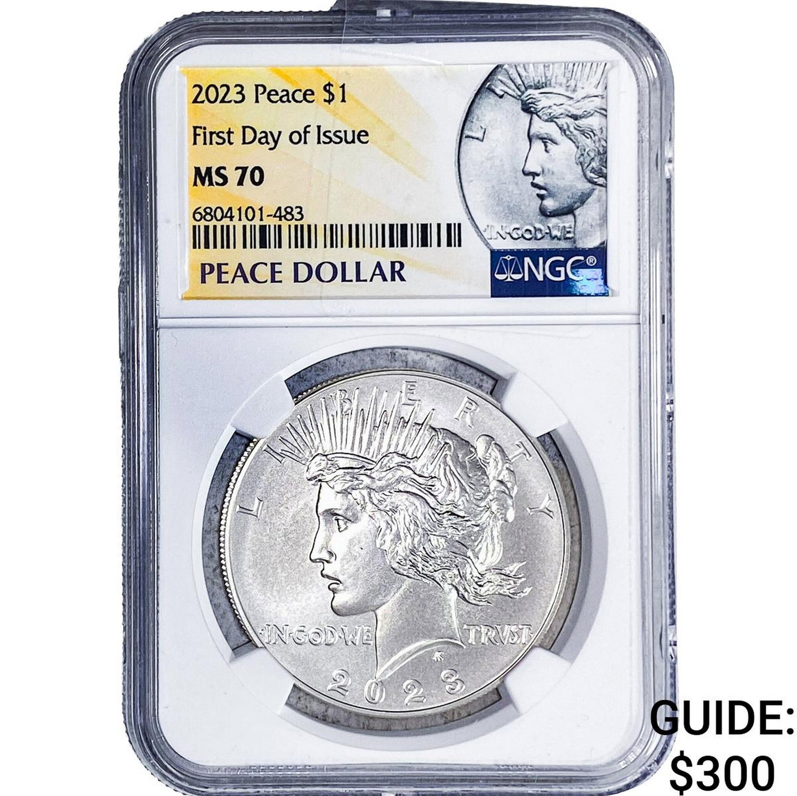 2023 Silver Peace Dollar NGC MS70: 2023 Silver Peace Dollar NGC MS70