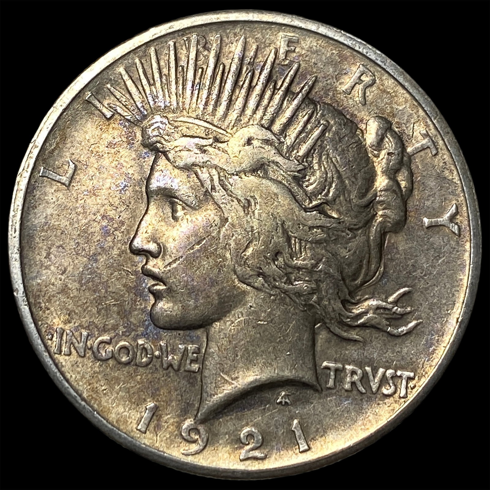 1921 Silver Peace Dollar CLOSELY UNCIRCULATED (1 of 2)