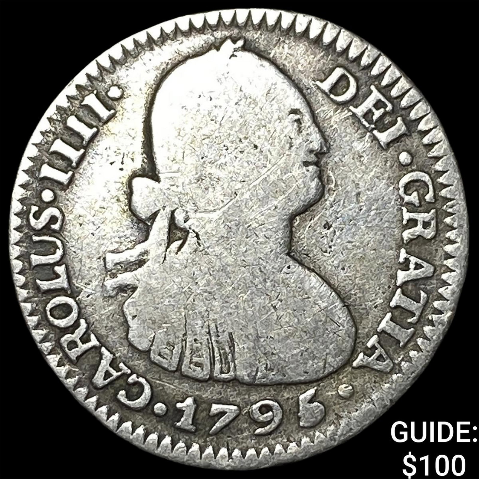 1795 Bolivia Potosi Silver 1 Real (1 of 2)