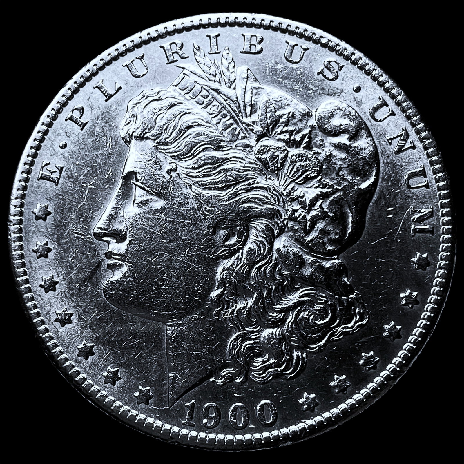 1900-S Silver Morgan Dollar CLOSELY UNCIRCULATED: 1900-S Silver Morgan Dollar CLOSELY UNCIRCULATED