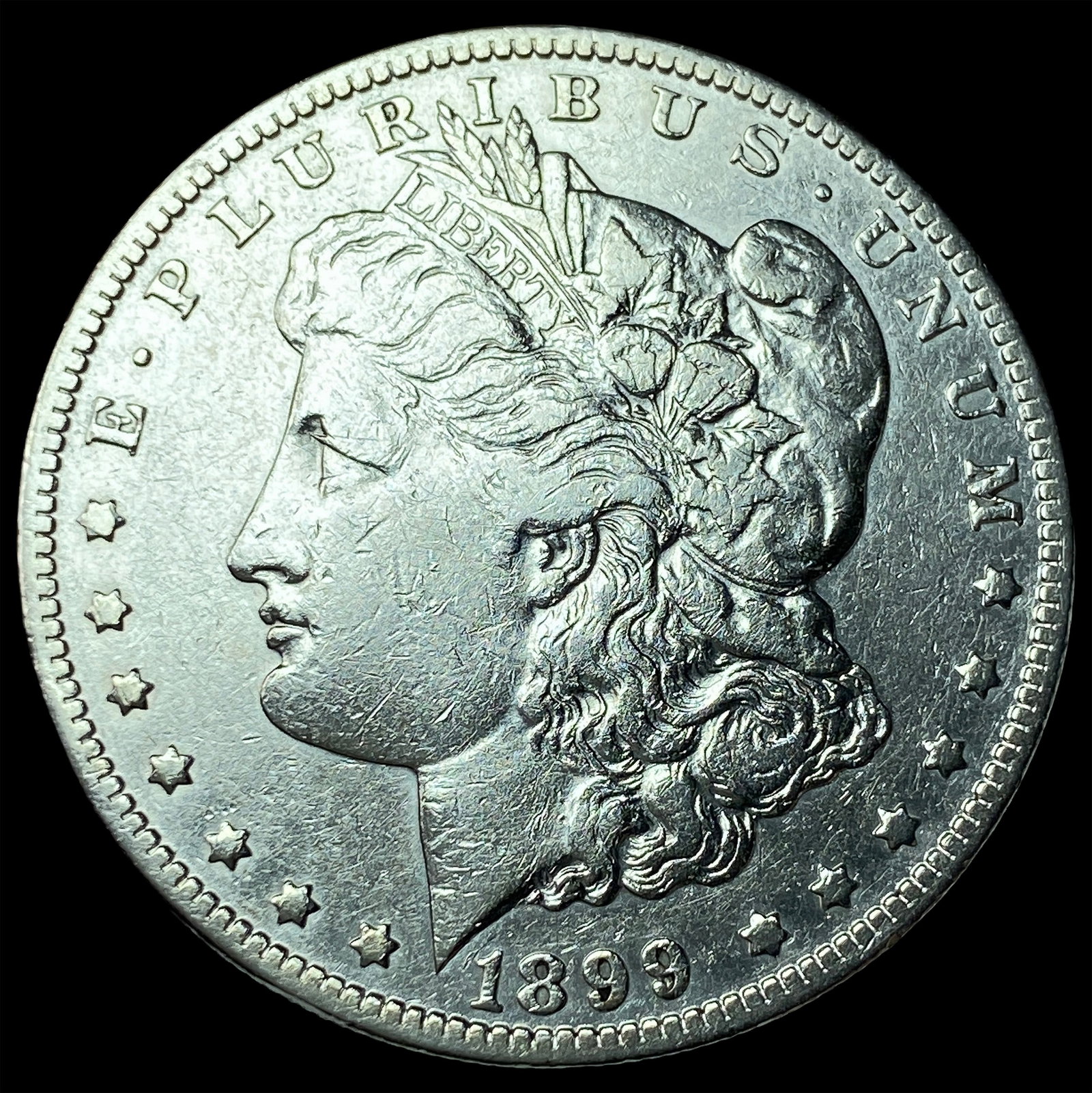 1899-O Micro O Morgan Silver Dollar ABOUT UNCIRCULATED (1 of 2)