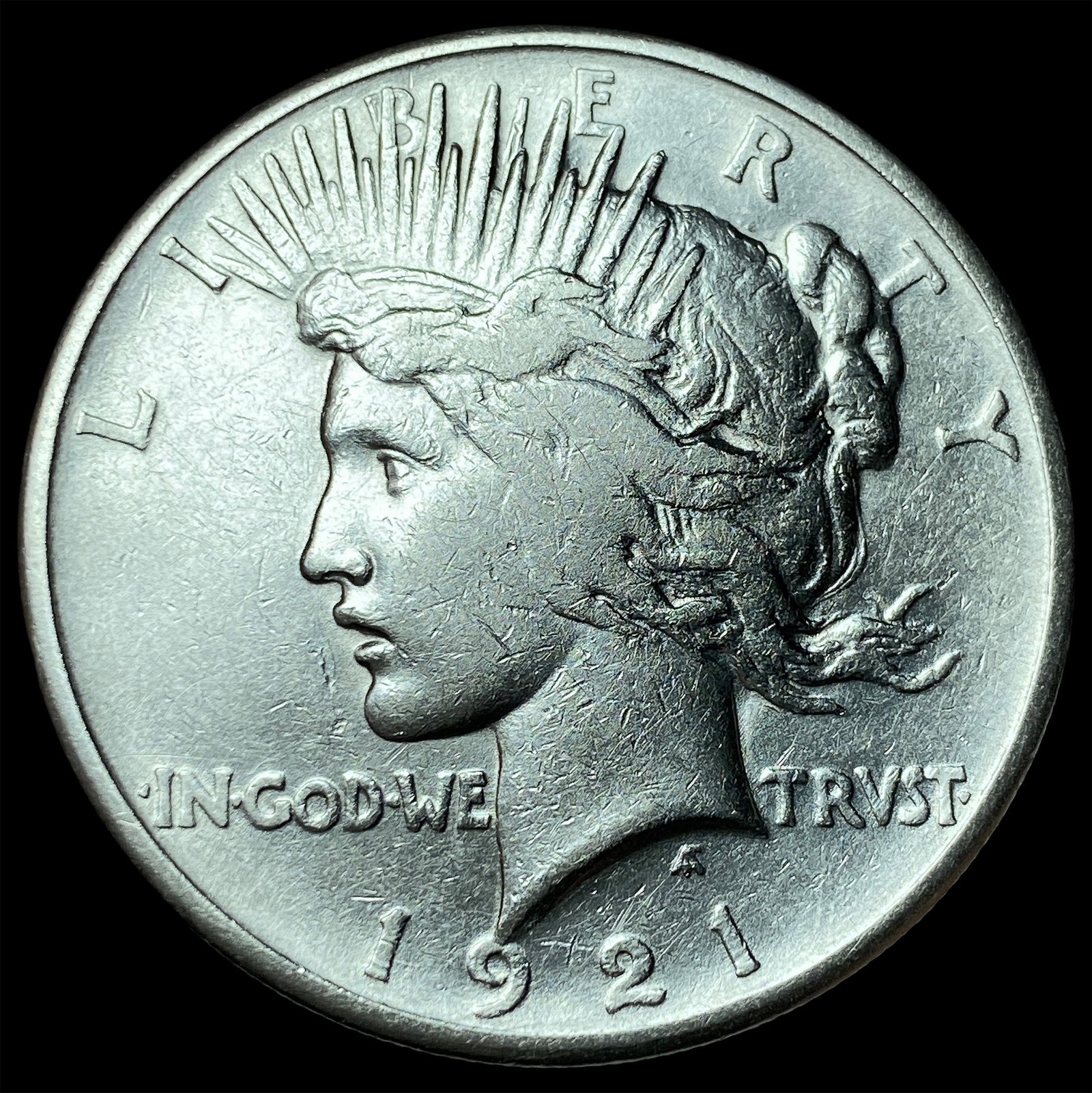 1921 Silver Peace Dollar LIGHTLY CIRCULATED: 1921 Silver Peace Dollar LIGHTLY CIRCULATED