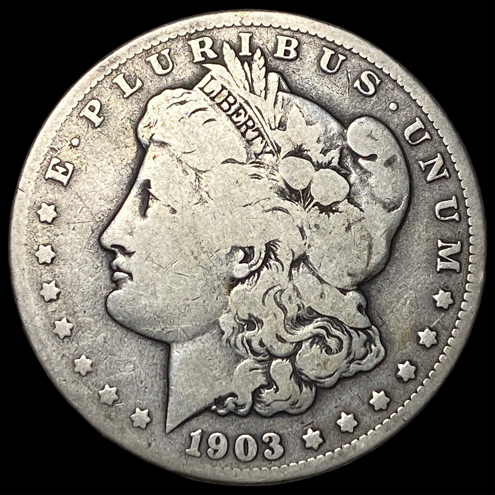 1903-S Silver Morgan Dollar NICELY CIRCULATED: 1903-S Silver Morgan Dollar NICELY CIRCULATED