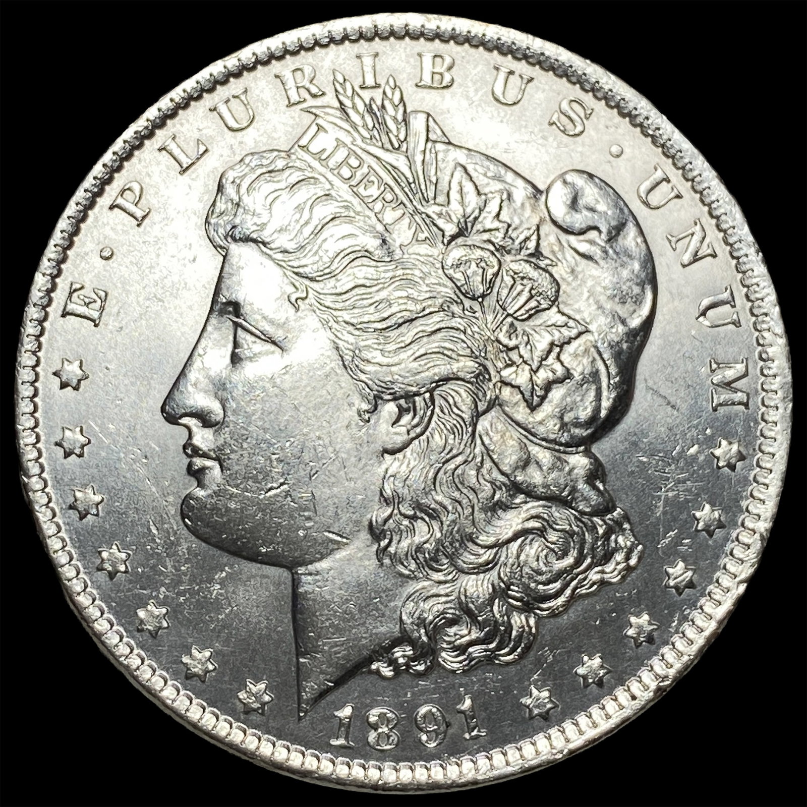 1891 Silver Morgan Dollar CHOICE BU: 1891 Silver Morgan Dollar CHOICE BU