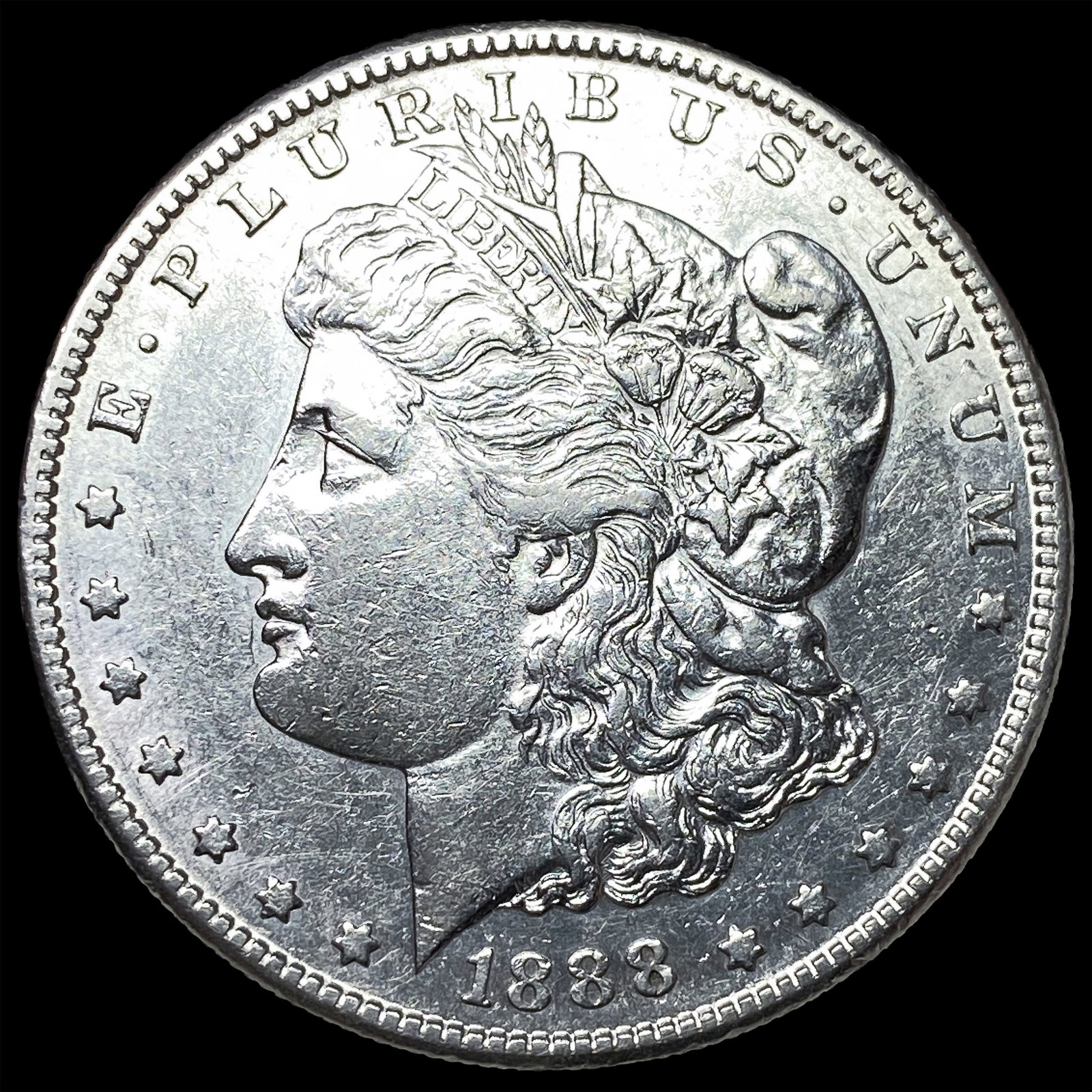 1888-S Silver Morgan Dollar CLOSELY UNCIRCULATED: 1888-S Silver Morgan Dollar CLOSELY UNCIRCULATED